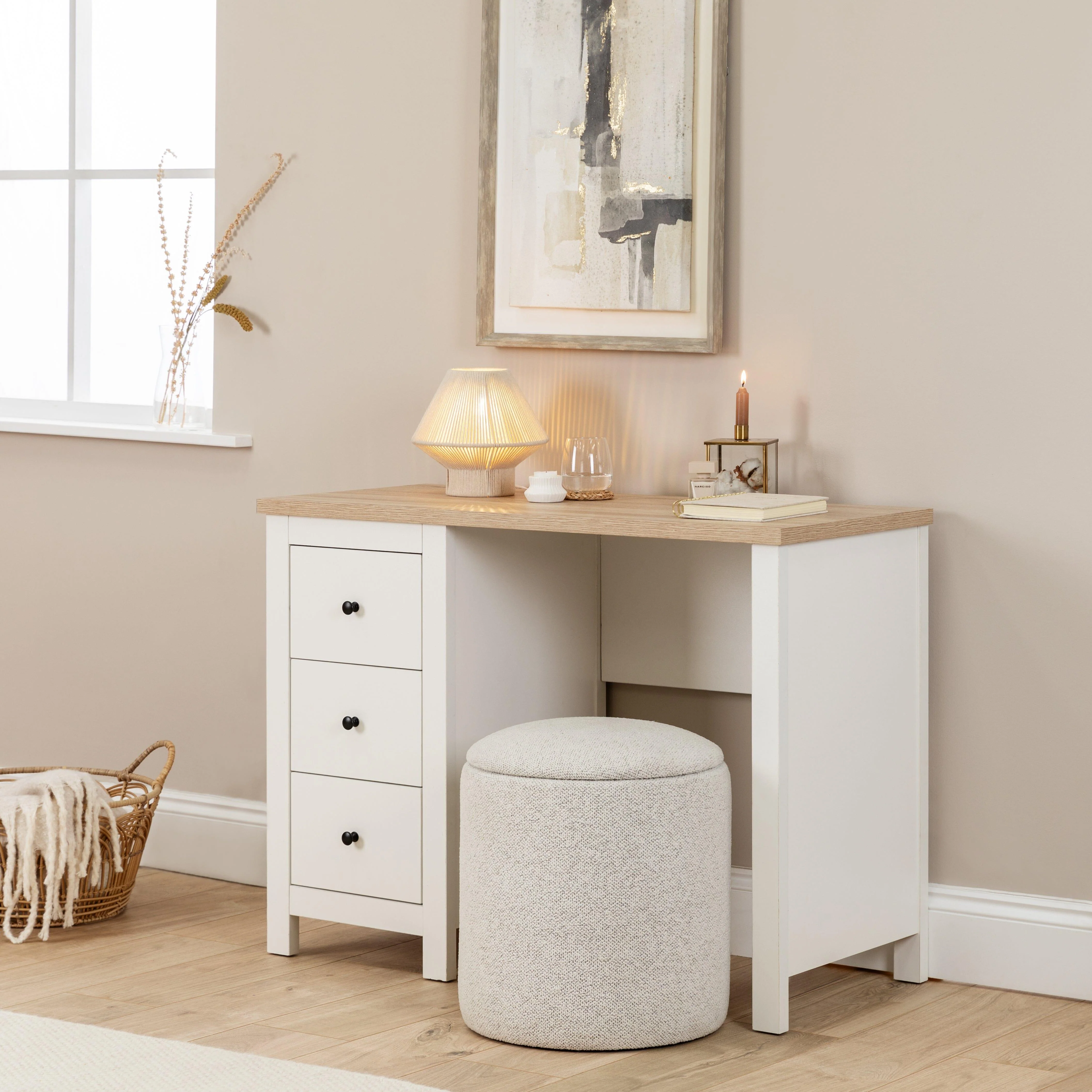 Abigail Storage Pouffe/Footstool - Dove Grey - Image 4