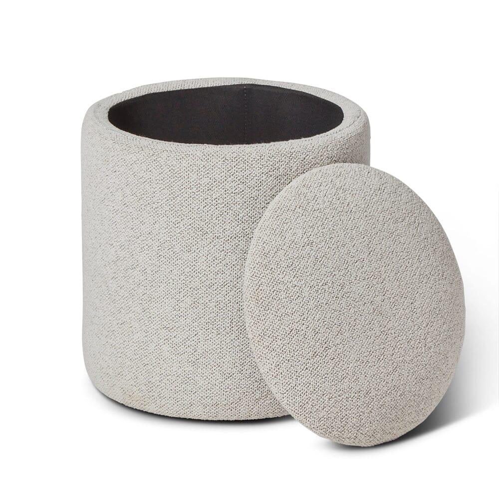 Abigail Storage Pouffe/Footstool - Dove Grey - Image 5