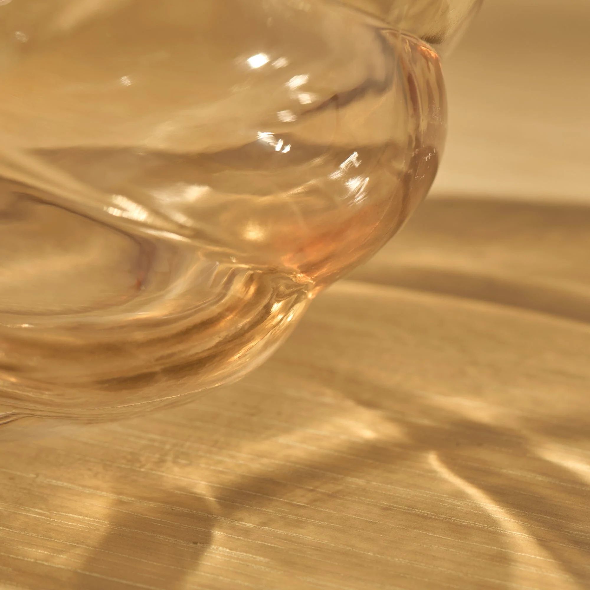 Adria 13cm Glass Vase - Champagne - Image 3