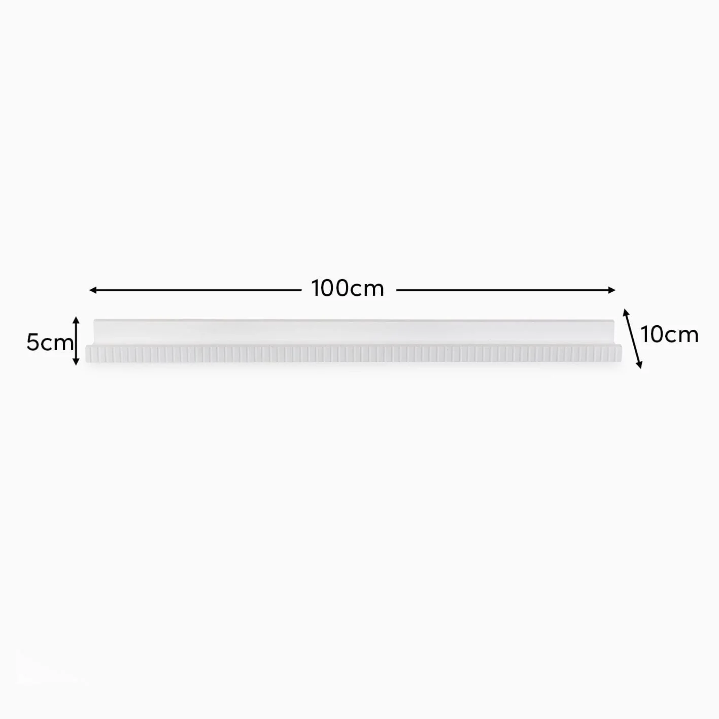 Alba 100cm Picture Ledge - White - Image 7