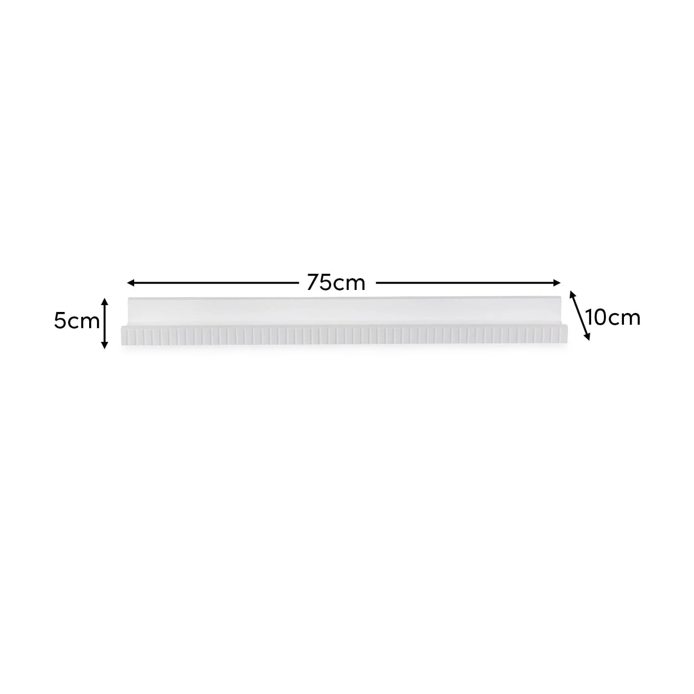 Alba 75cm Picture Ledge - White - Image 7