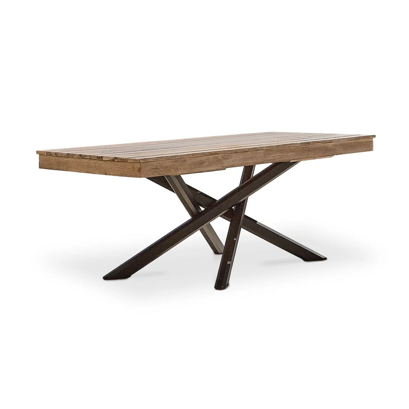 Amelia 6 Seater Wooden Garden Dining Set with Wren Black Chairs - Image 9