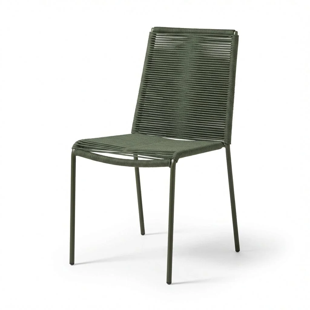 Amelia 6 Seater Pale Grey Concrete Garden Dining Set with Ryder Khaki Chairs - Image 10
