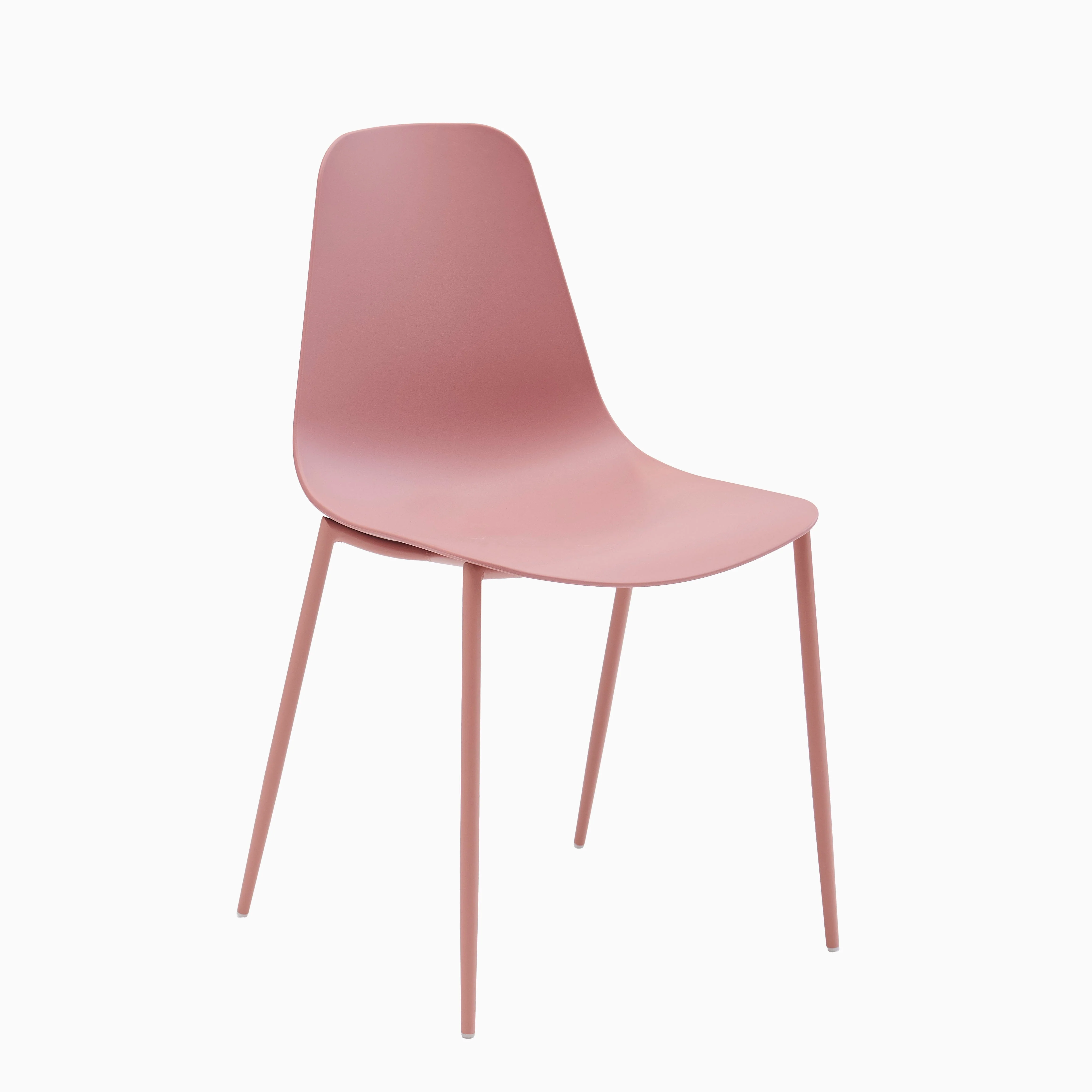 Amelia 6 Seater Pale Grey Concrete Garden Dining Set with Wren Dusty Pink Chairs - Image 13