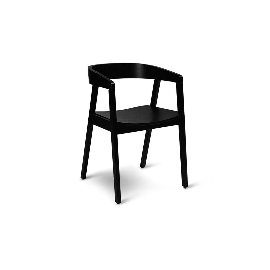 Amelia Black Dining Table Set - 6 Seater - Ella Black Wooden Chairs - Image 5