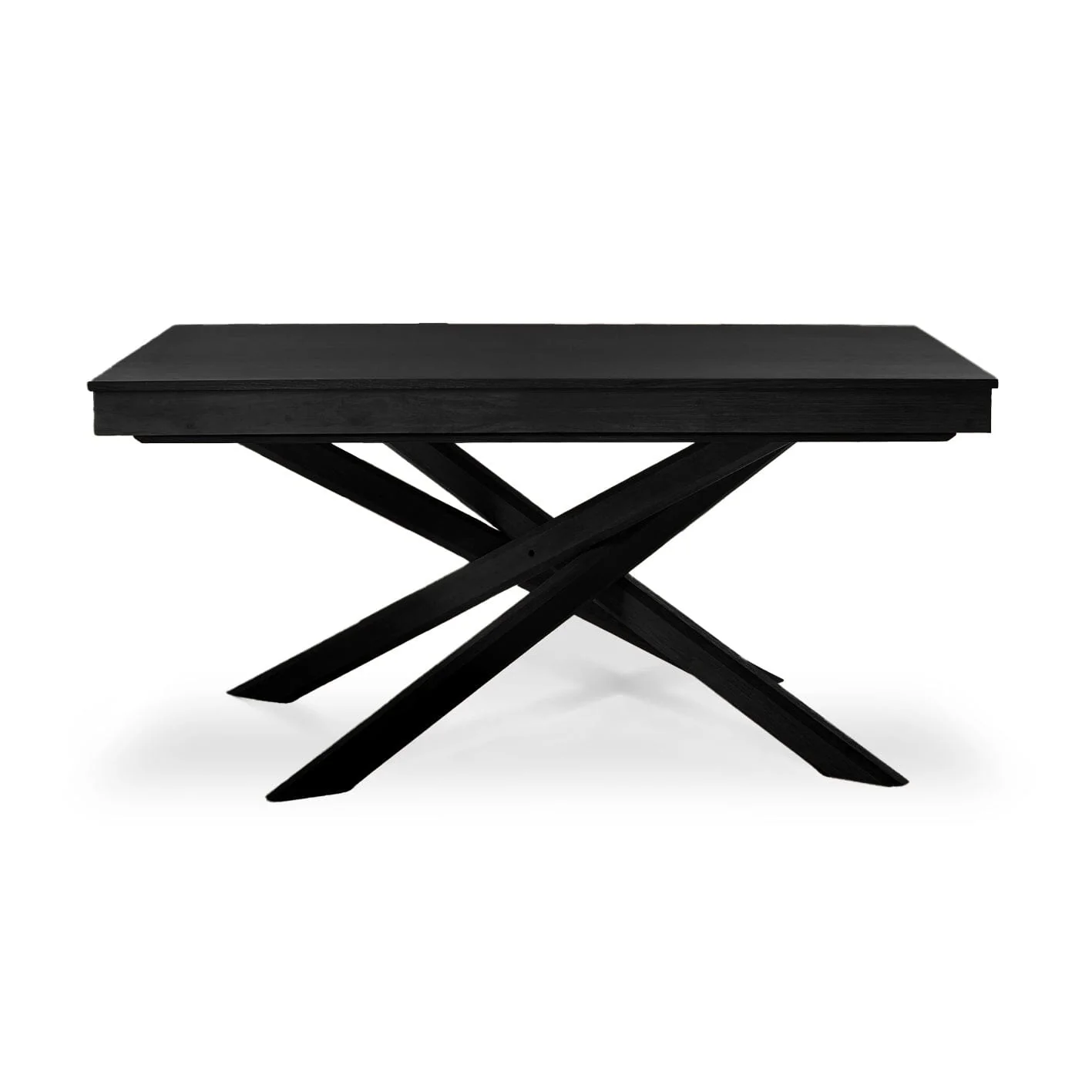 Amelia Black Dining Table Set - 6 Seater - Bella Cloud Grey Dining Chairs - Black Legs - Image 10