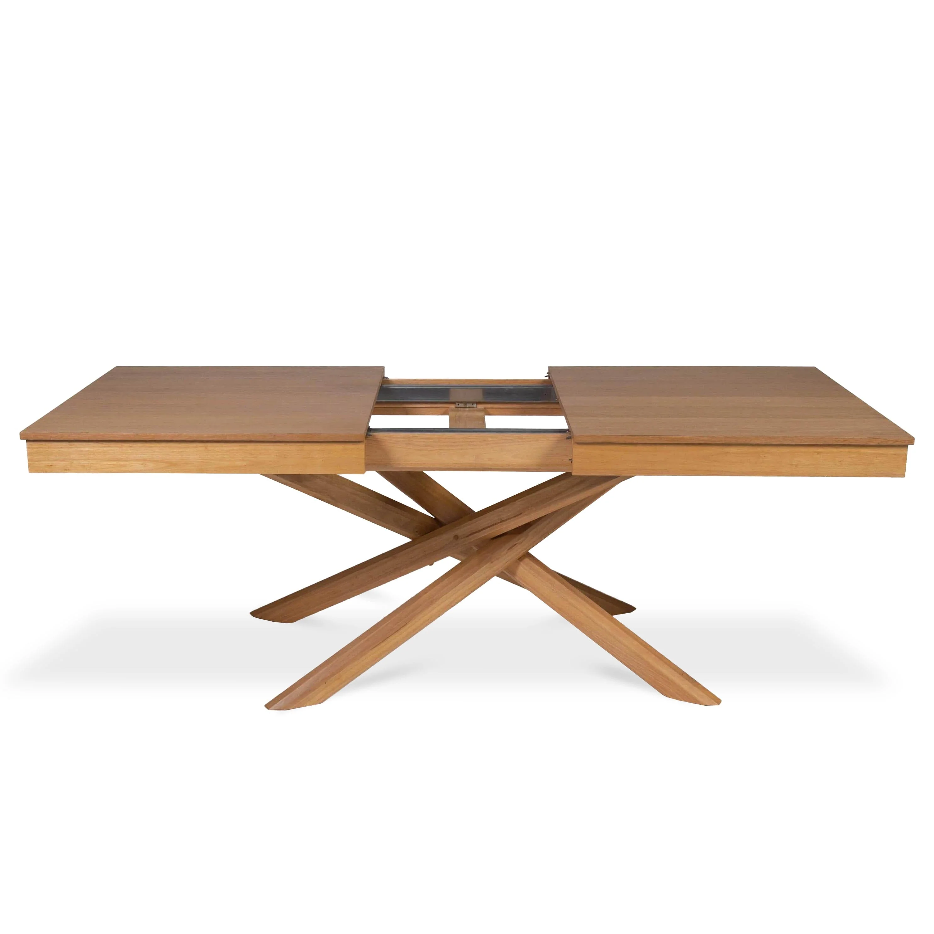 Amelia Oak Wood Dining Table - Extendable - Image 7