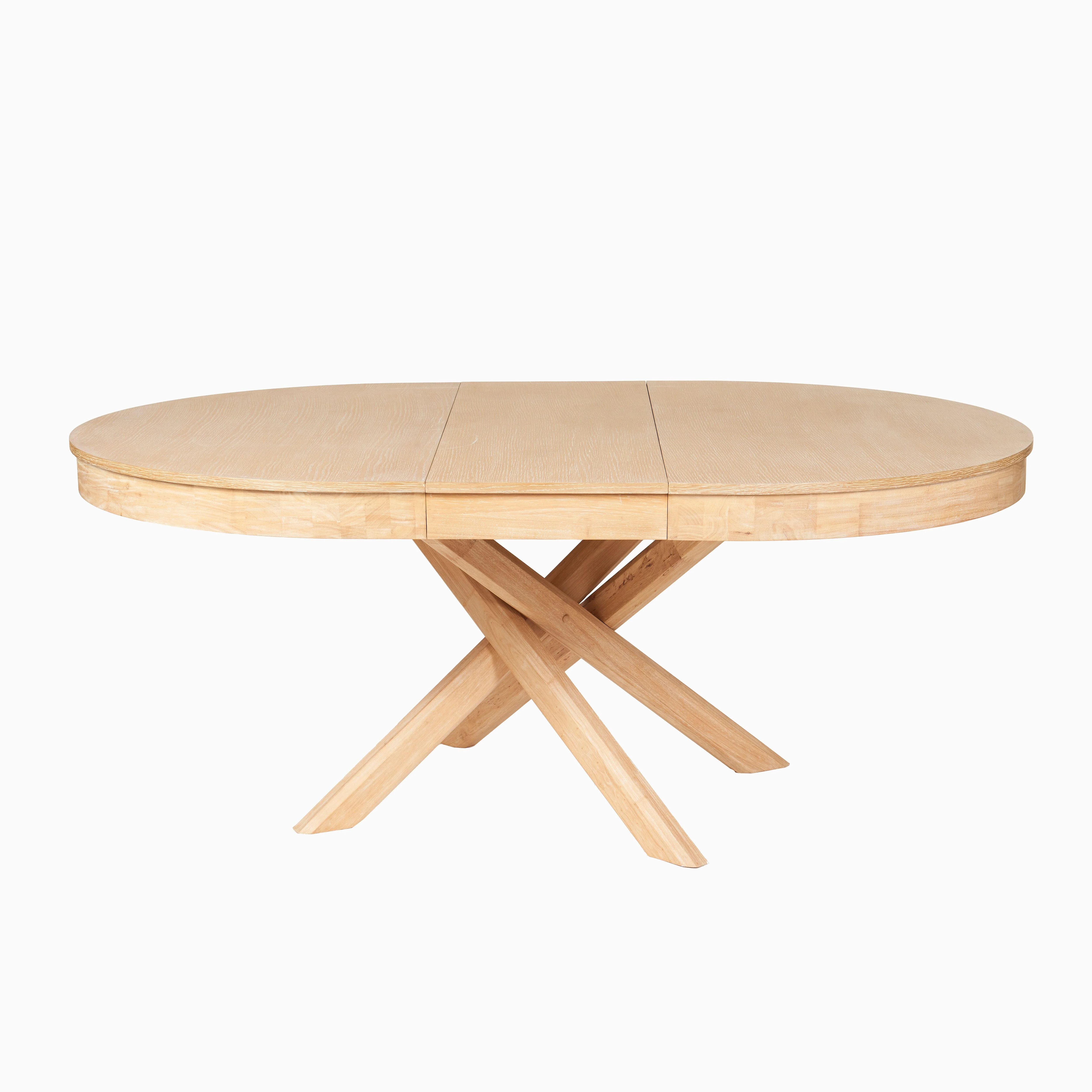 Amelia Whitewash Wood Extendable Dining Table - Image 15