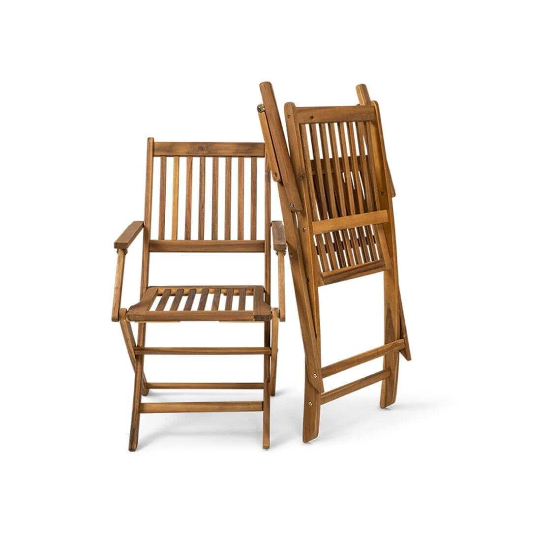 Ashby 4 Seater Wooden Garden Dining Set - 120cm - Image 11