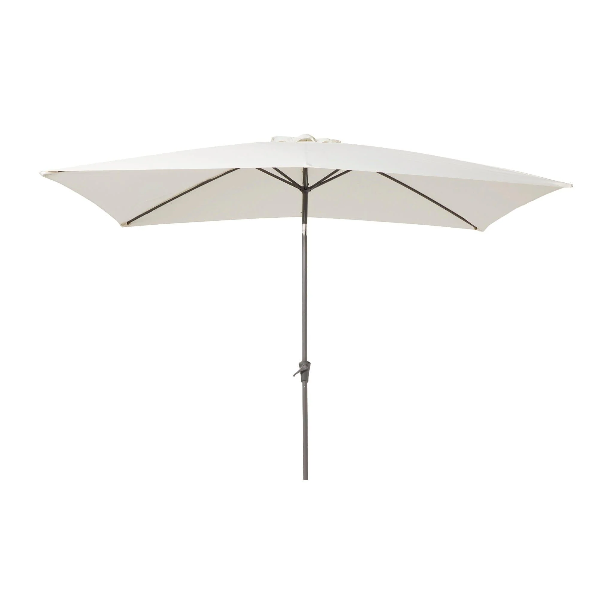 Ashby 4 Seater Wooden Rectangular Garden Armchair Dining Set with Cream Parasol - 120cm - Image 7
