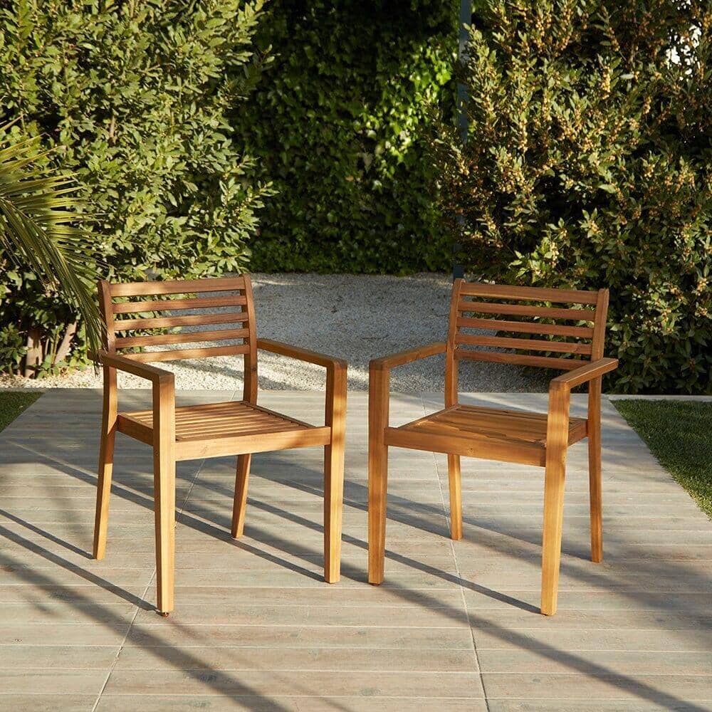 Aspen 6 Seater Wooden Extendable Garden Dining Set with Cushions & Cream Parasol - 160cm to 240cm - Image 5