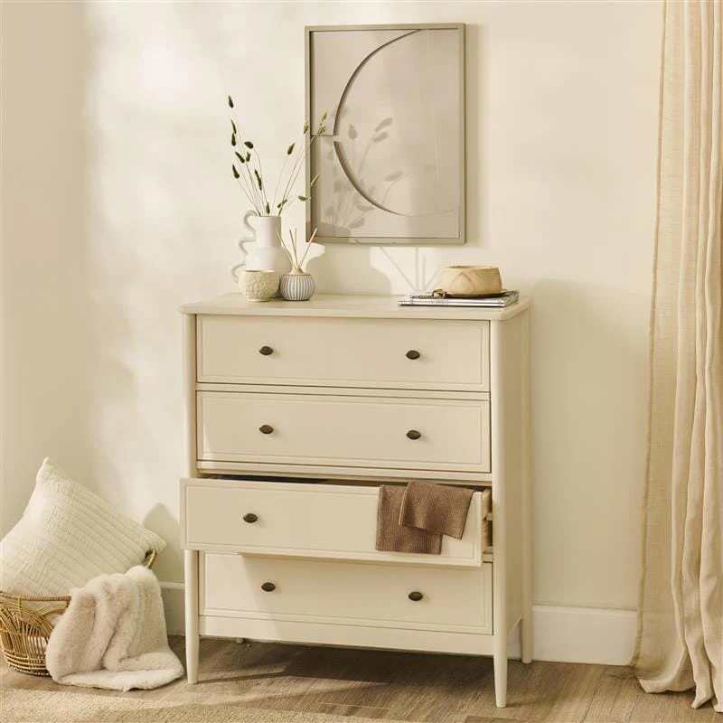 Aubrey 4 Drawer Chest of Drawers - Driftwood - Image 3