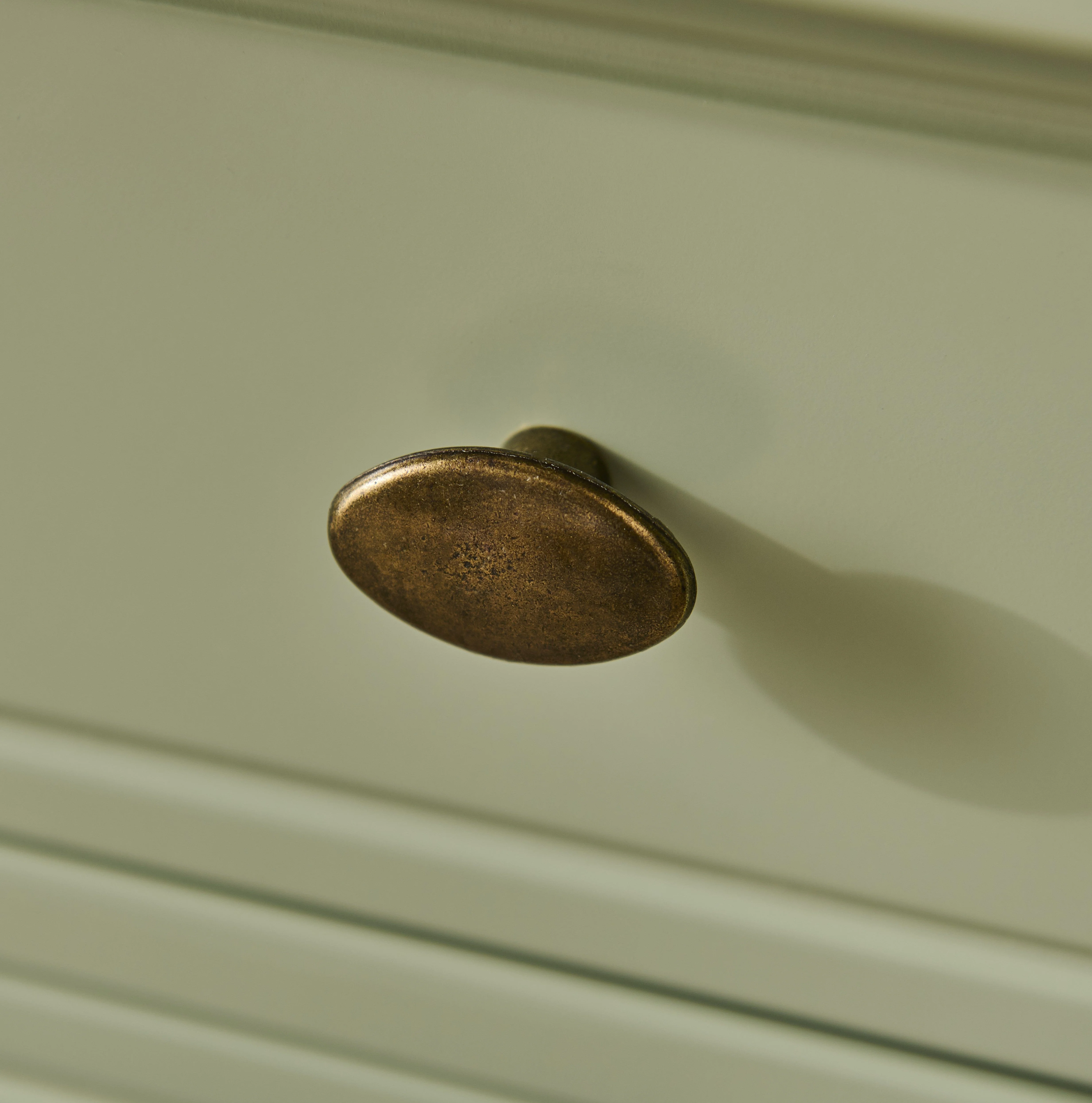 Aubrey Pistachio Green Dressing Table with Drawers - Image 4