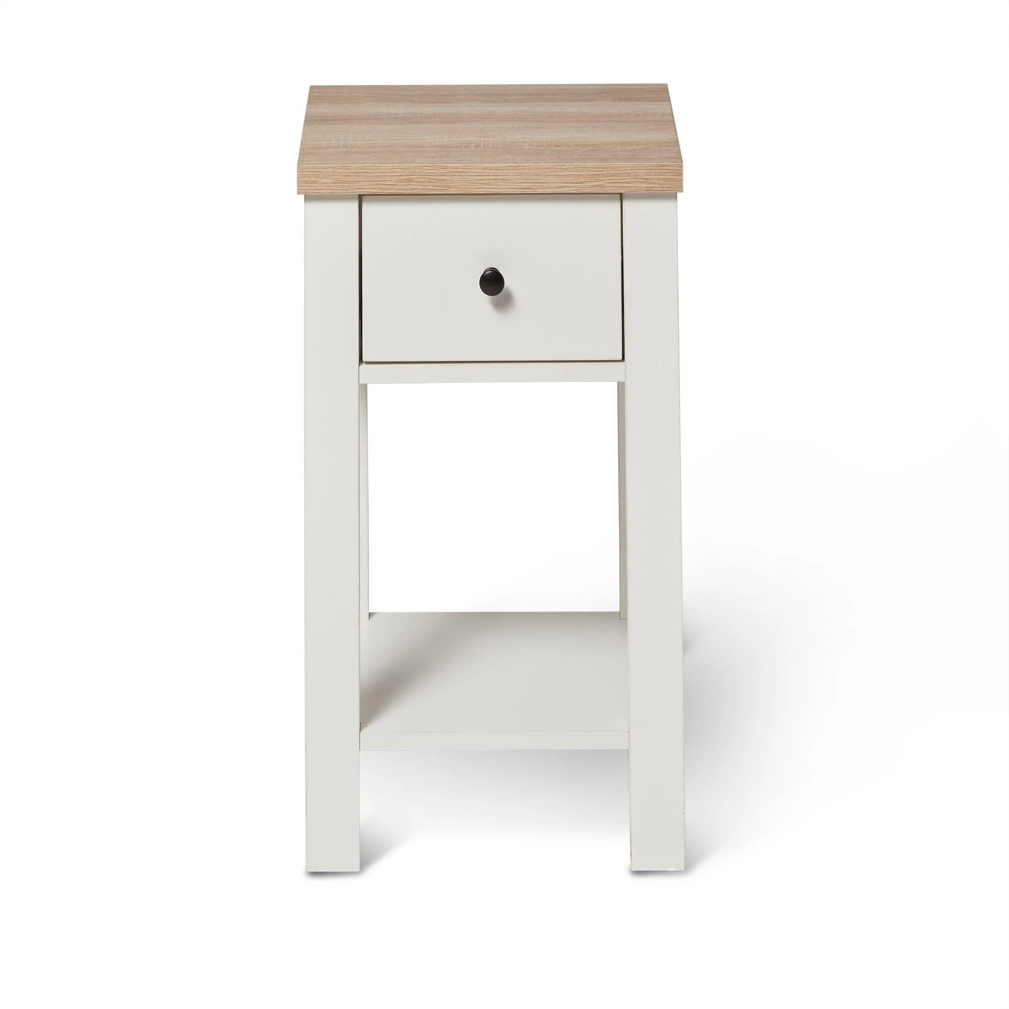 Bampton 1 Drawer Bedside Table - Alabaster White - Image 7