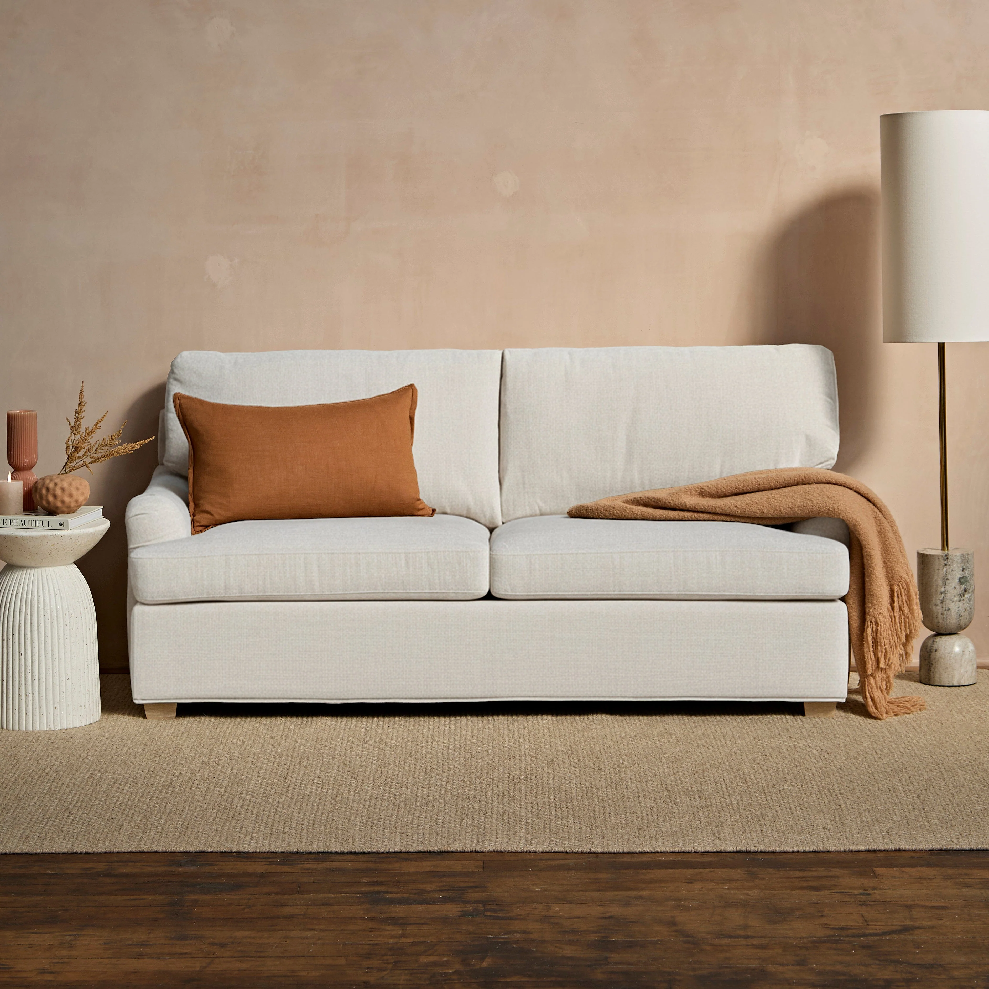 Brea Double Sofa Bed - Oyster White - Image 2