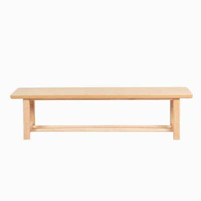 Carter Whitewash Rectangular Dining Table with 2 Carter Whitewash Dining Benches - Image 7