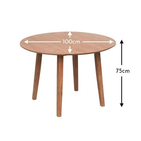 Charlie Classic Oak Dining Table - Drop Leaf - Image 9