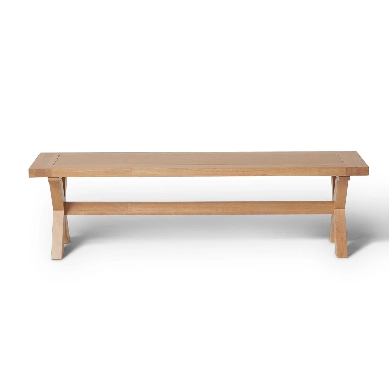 Charlotte 190cm Dining Table with 2 150cm Dining Benches - Pale Oak - Image 13