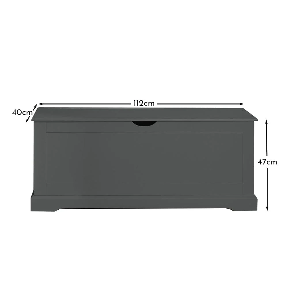 Chatsworth Storage Box - Slate Grey - Image 8