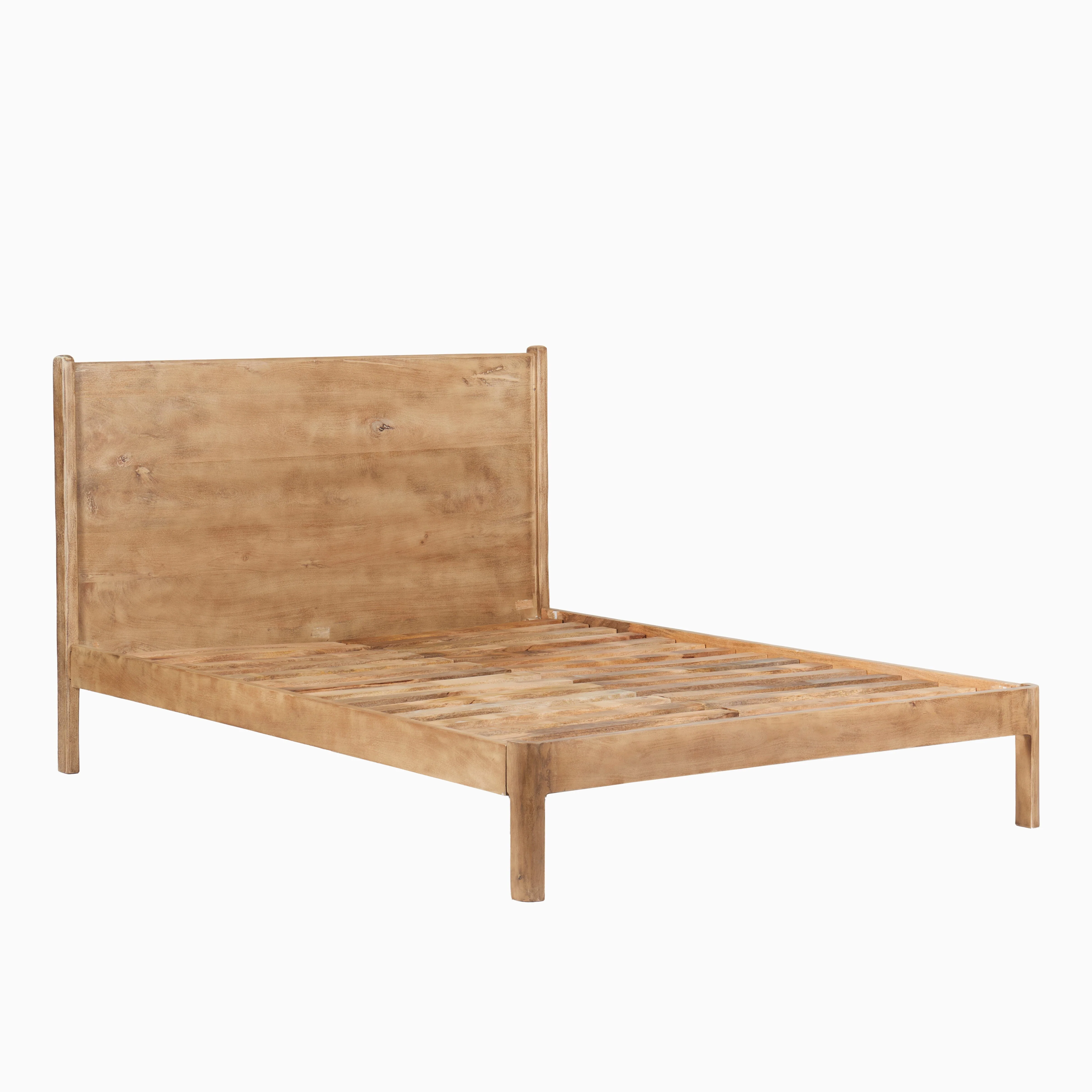 Colton Double Bed Frame - Mango Wood - Image 7