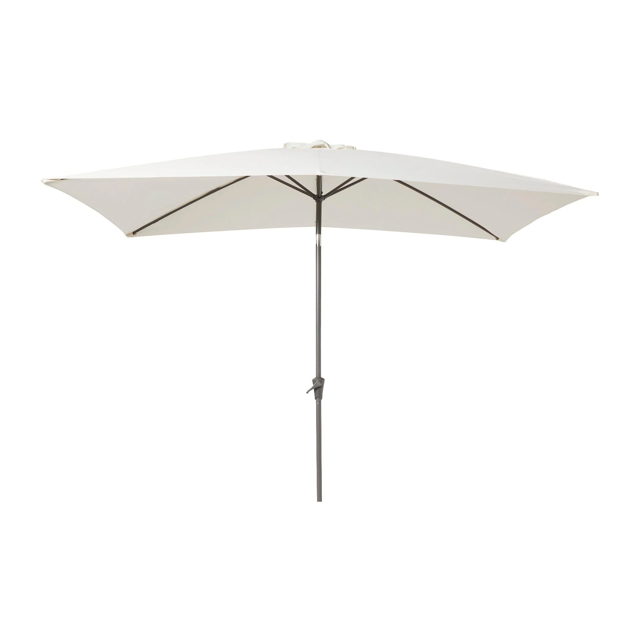 Cube 10 Seater Rattan Outdoor Dining Set with Cream LED Premium Parasol - Natural Brown Weave Polywood Top - Image 14