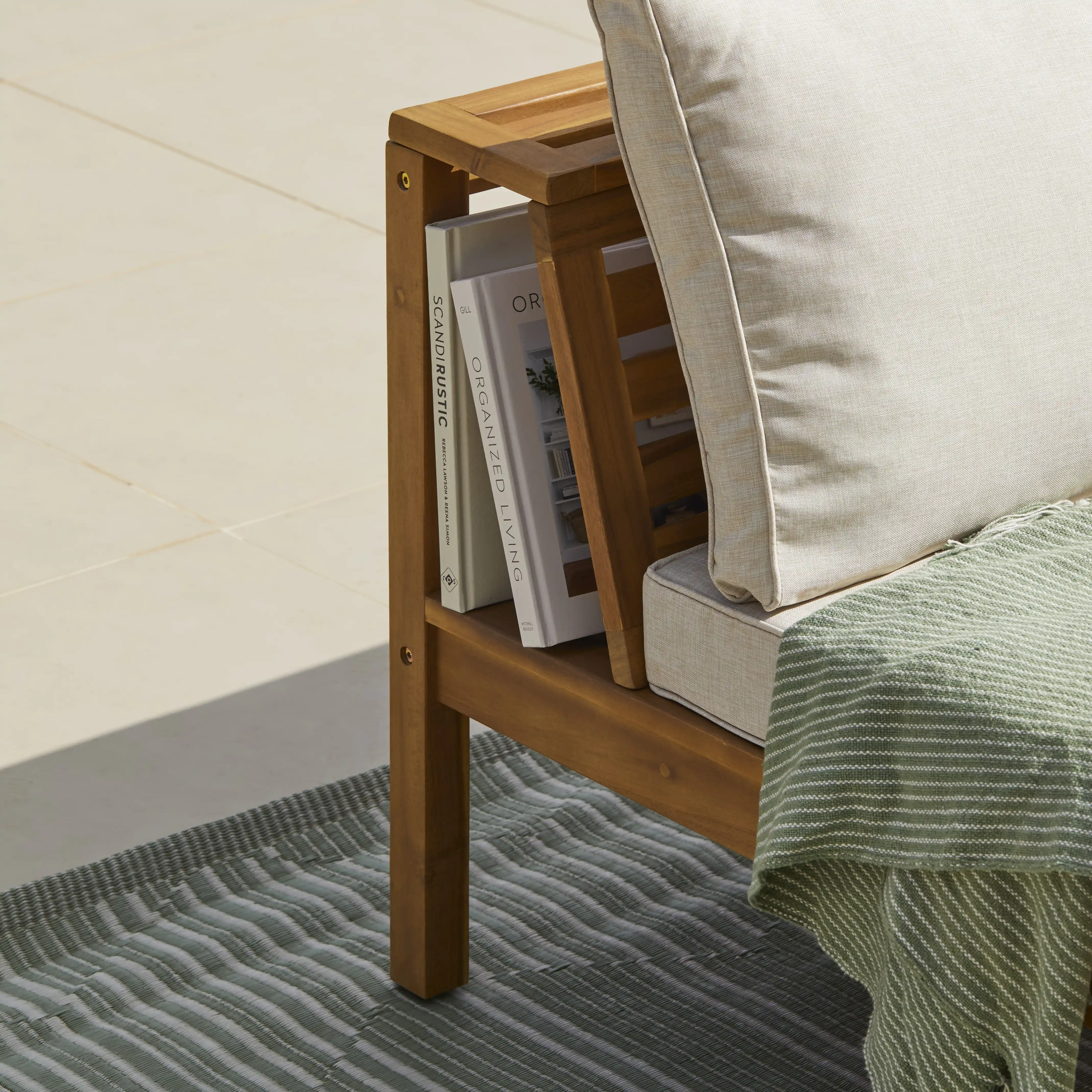 Hemsby 200x 290cm Outdoor Rug - Olive - Image 7