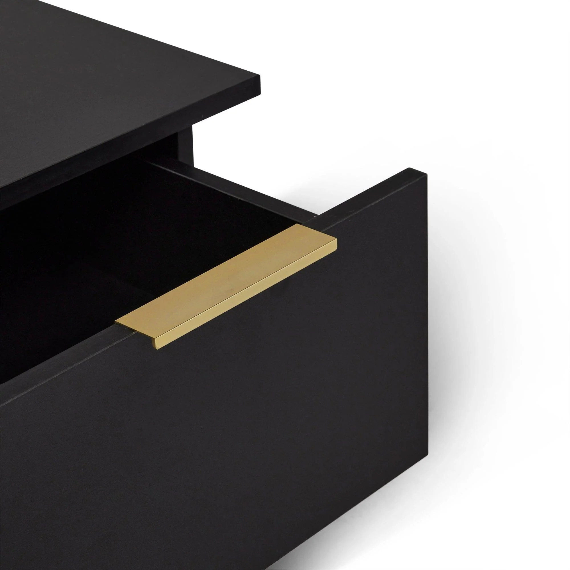 Essie 3 Drawer Desk - Black - Image 5