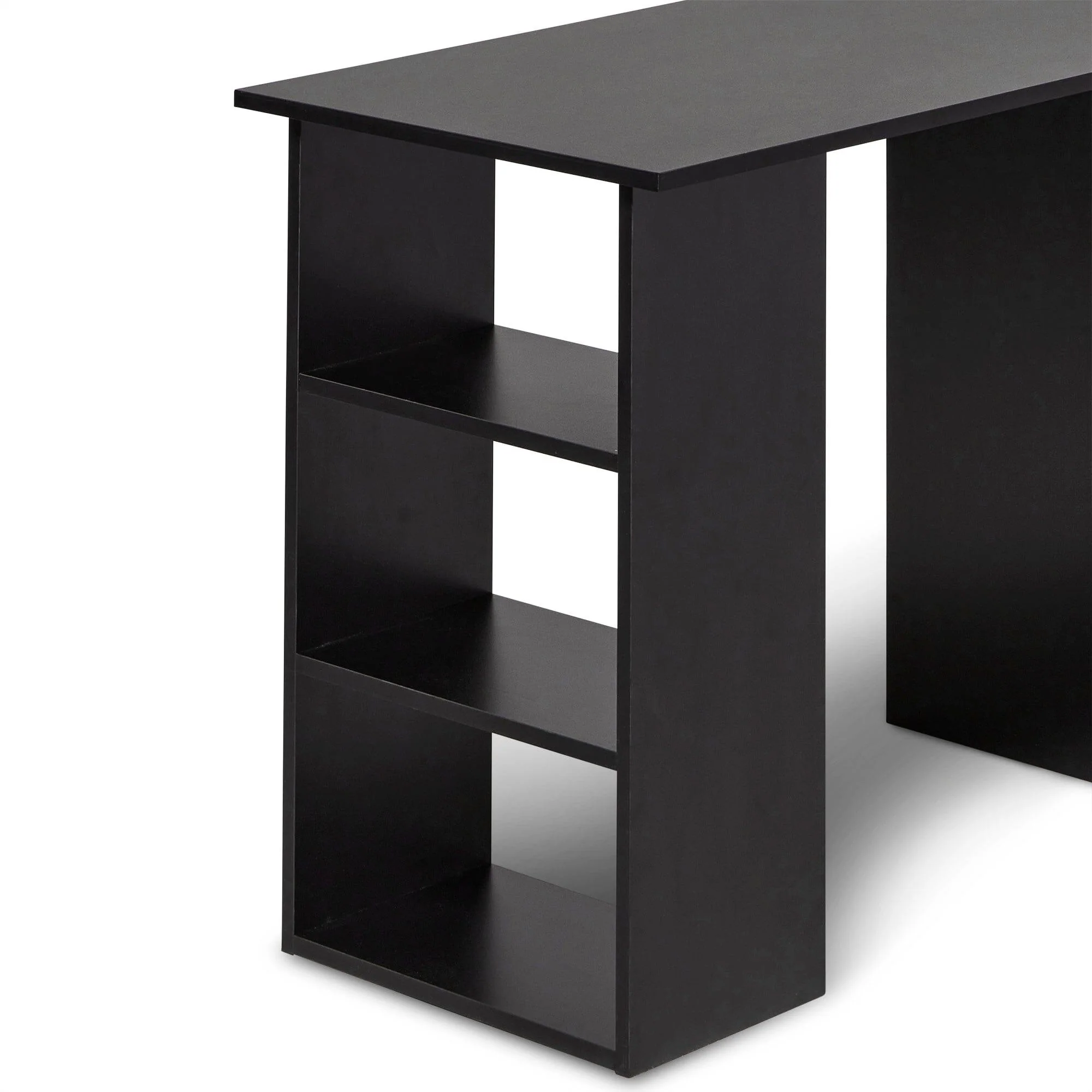 Essie 3 Drawer Desk - Black - Image 8