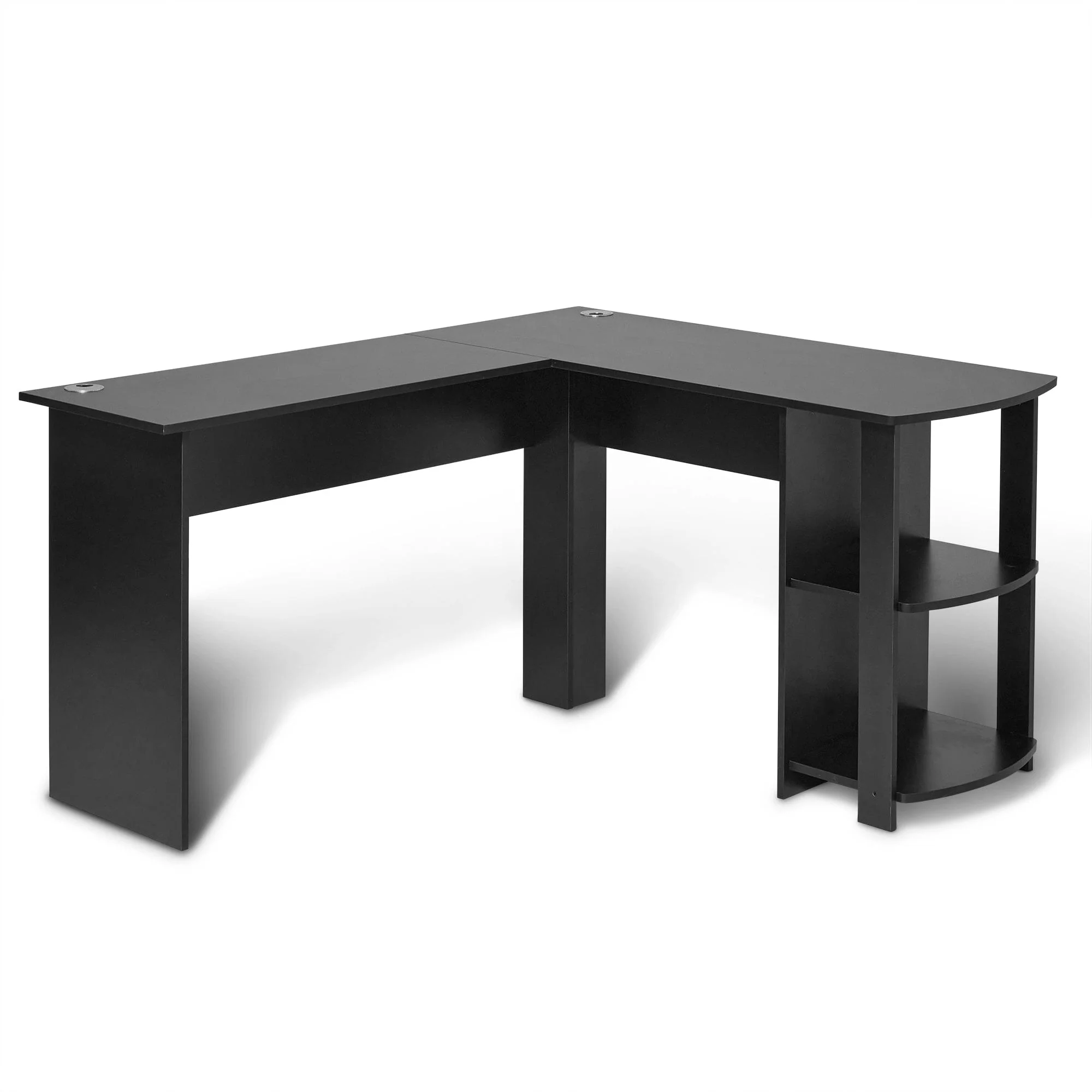 Essie L Shaped Desk in Black - Image 11