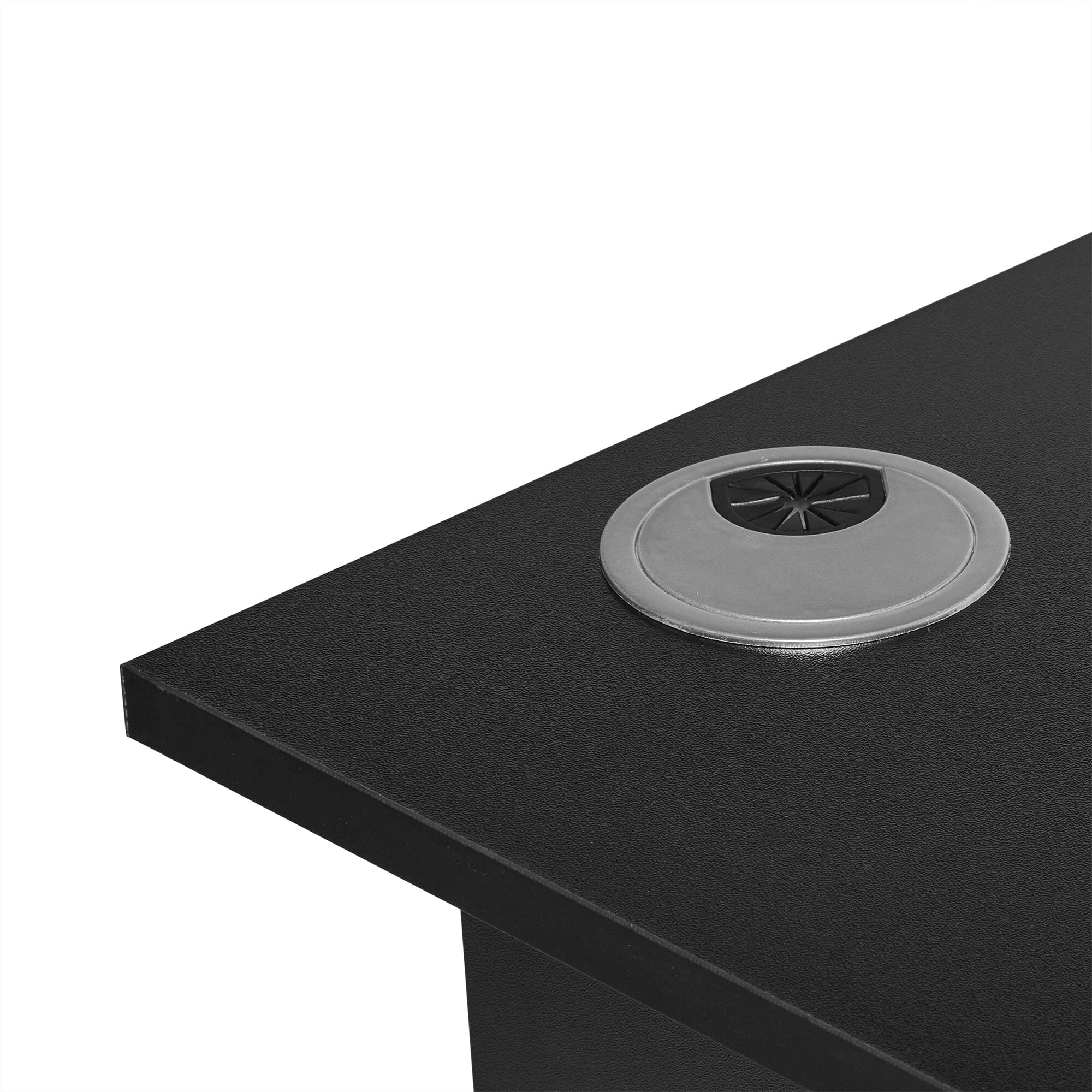 Essie L Shaped Desk in Black - Image 14