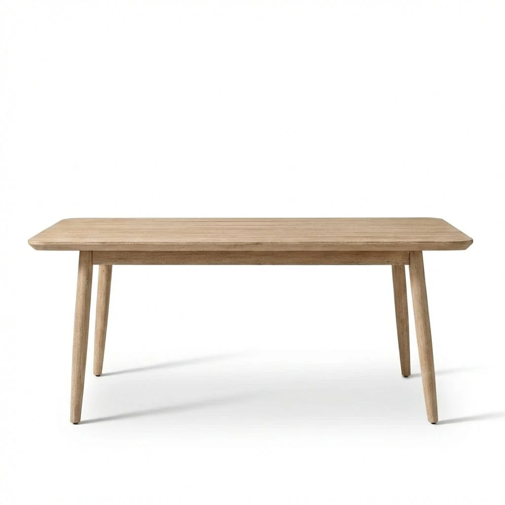 Elowen 6 Seater Wooden Garden Dining Set with Elowen Chairs - Image 10