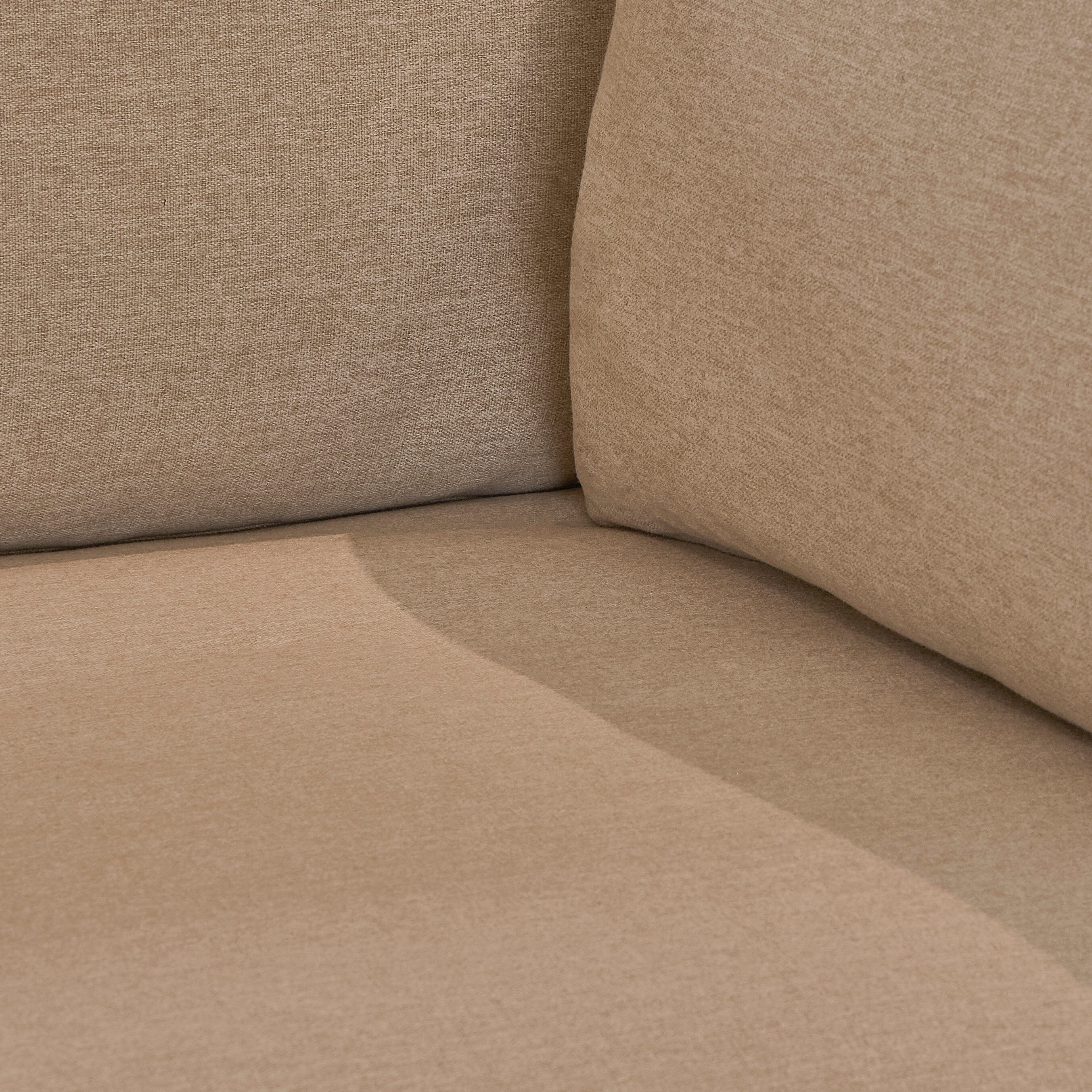 Emily 2 Seater Sofa - Sand with Pale Oak Legs - Image 3