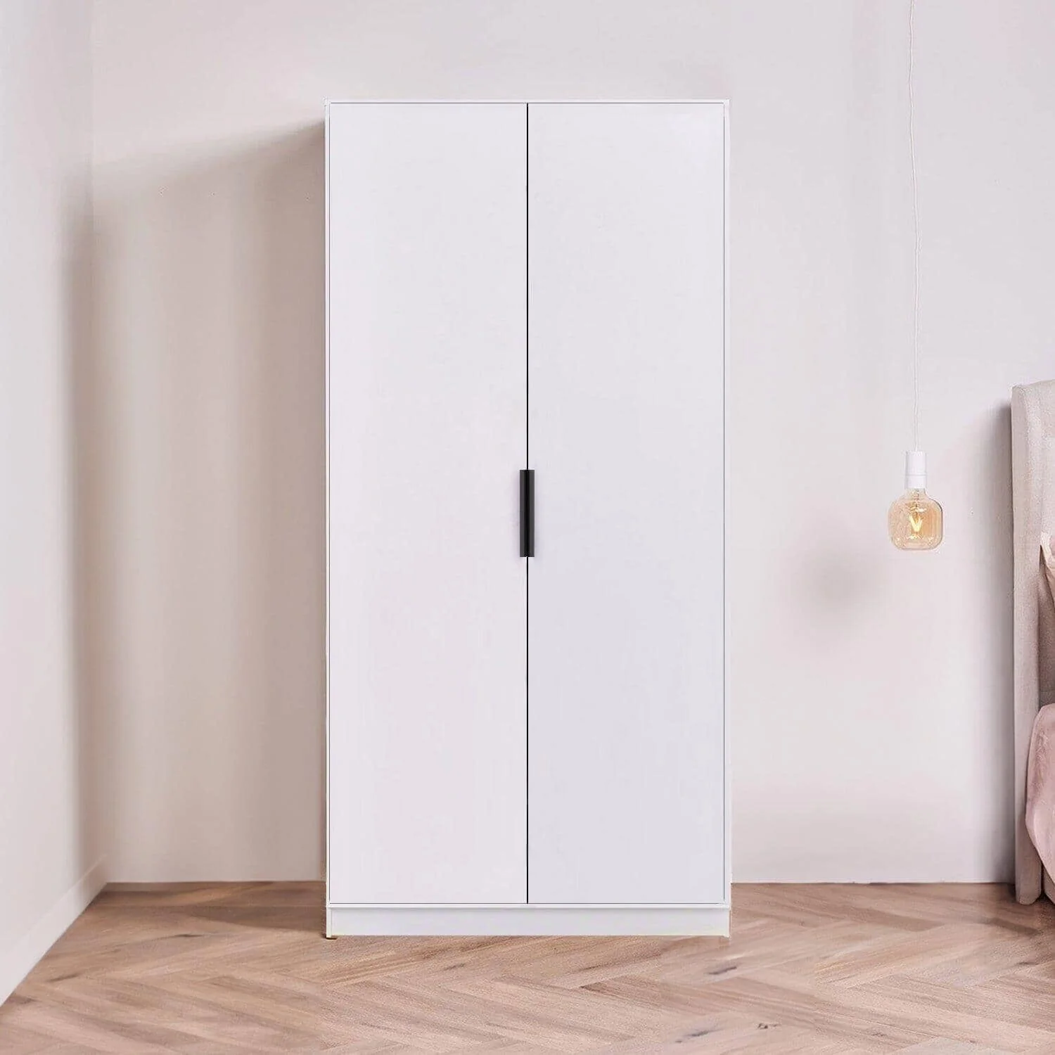 Essie 4 Piece Bedroom Set - 8 Chest of Drawers - Pure White - Image 2