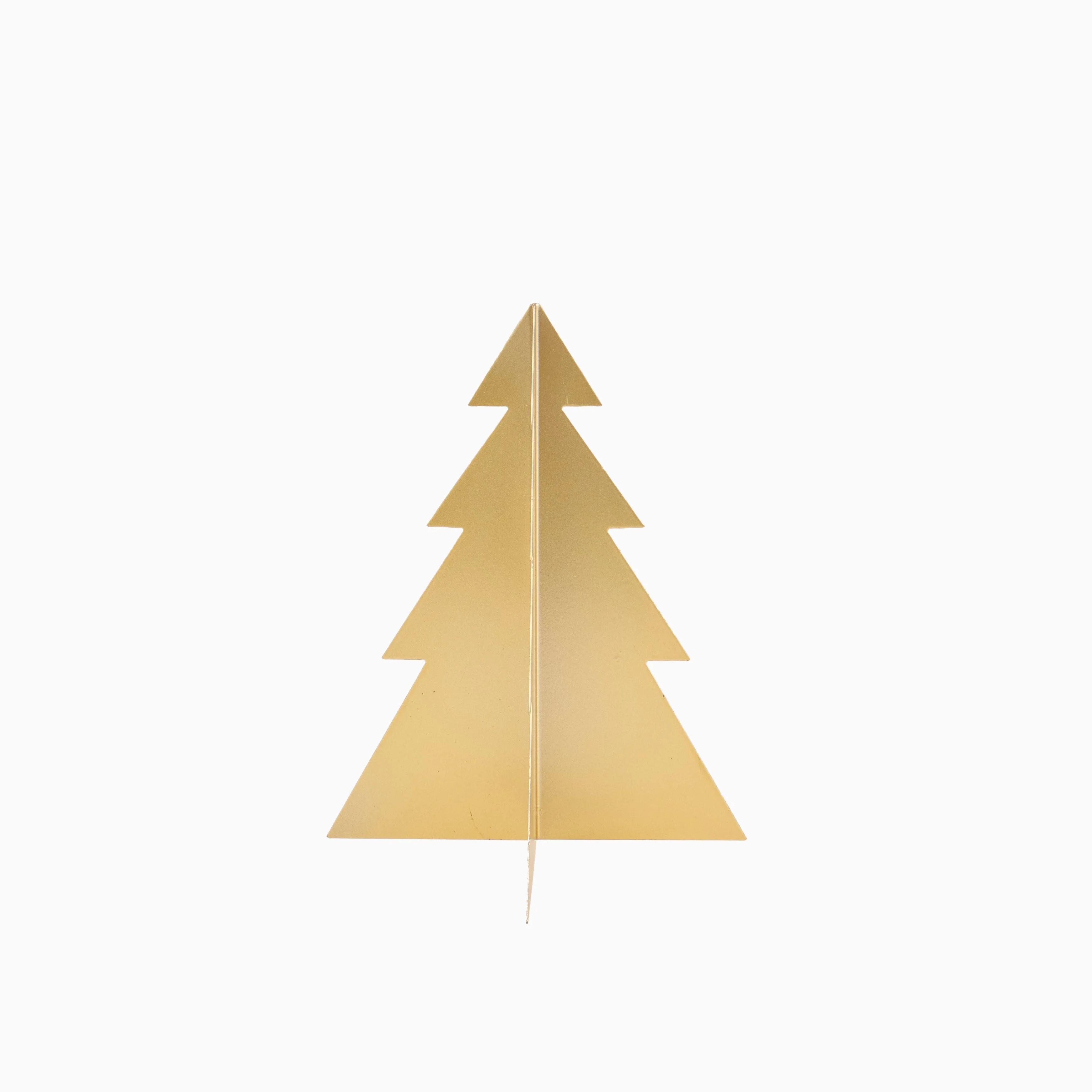 Falun 19cm Metal Tree Ornament - Gold - Image 6