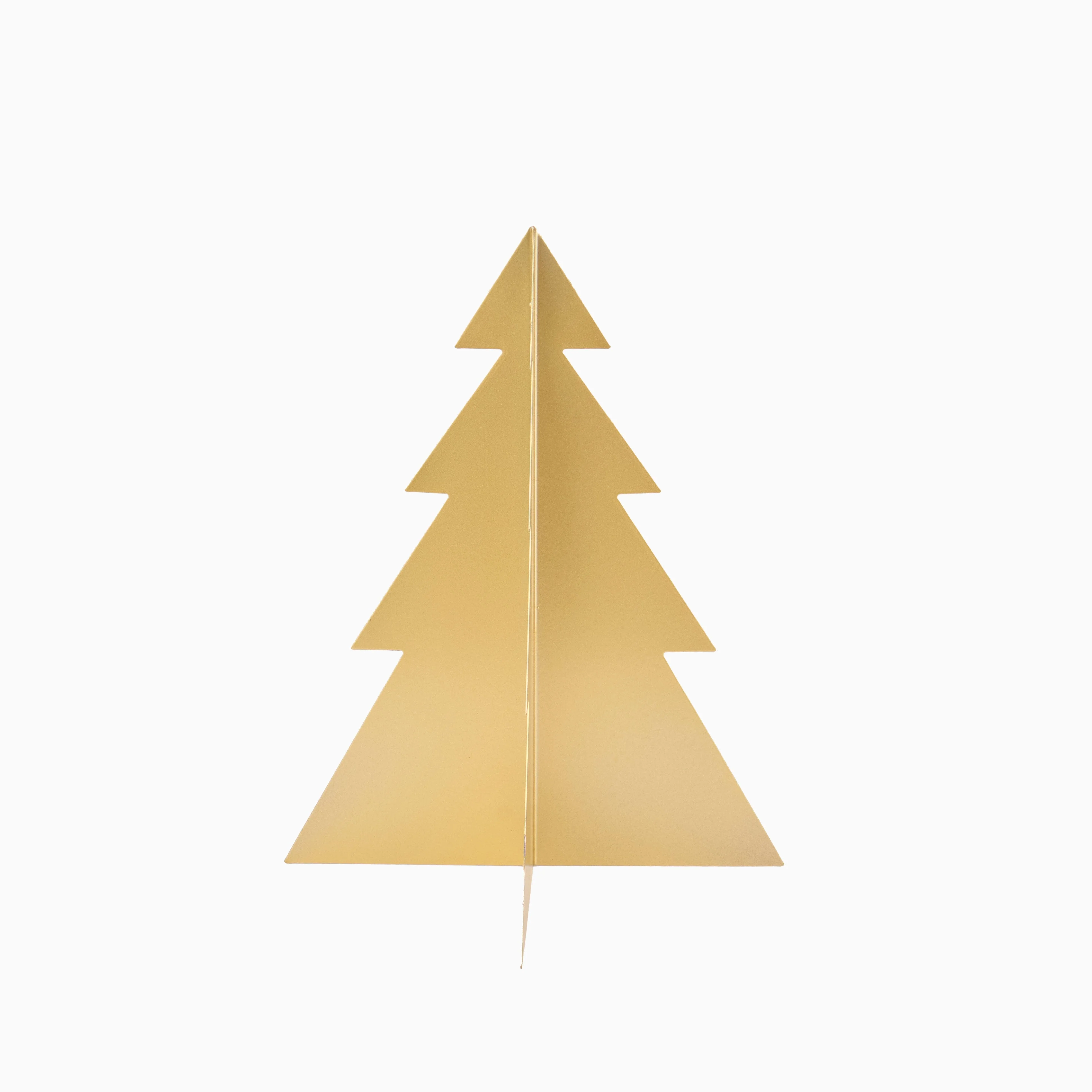 Falun 25cm Metal Tree Ornament - Gold - Image 6