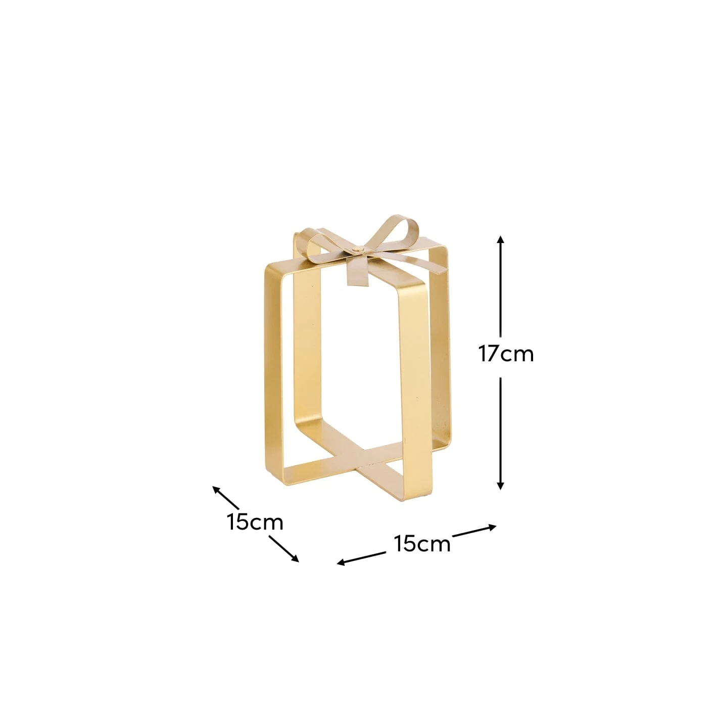 Falun Metal Present Ornaments - Set of 2 - Gold - Image 13