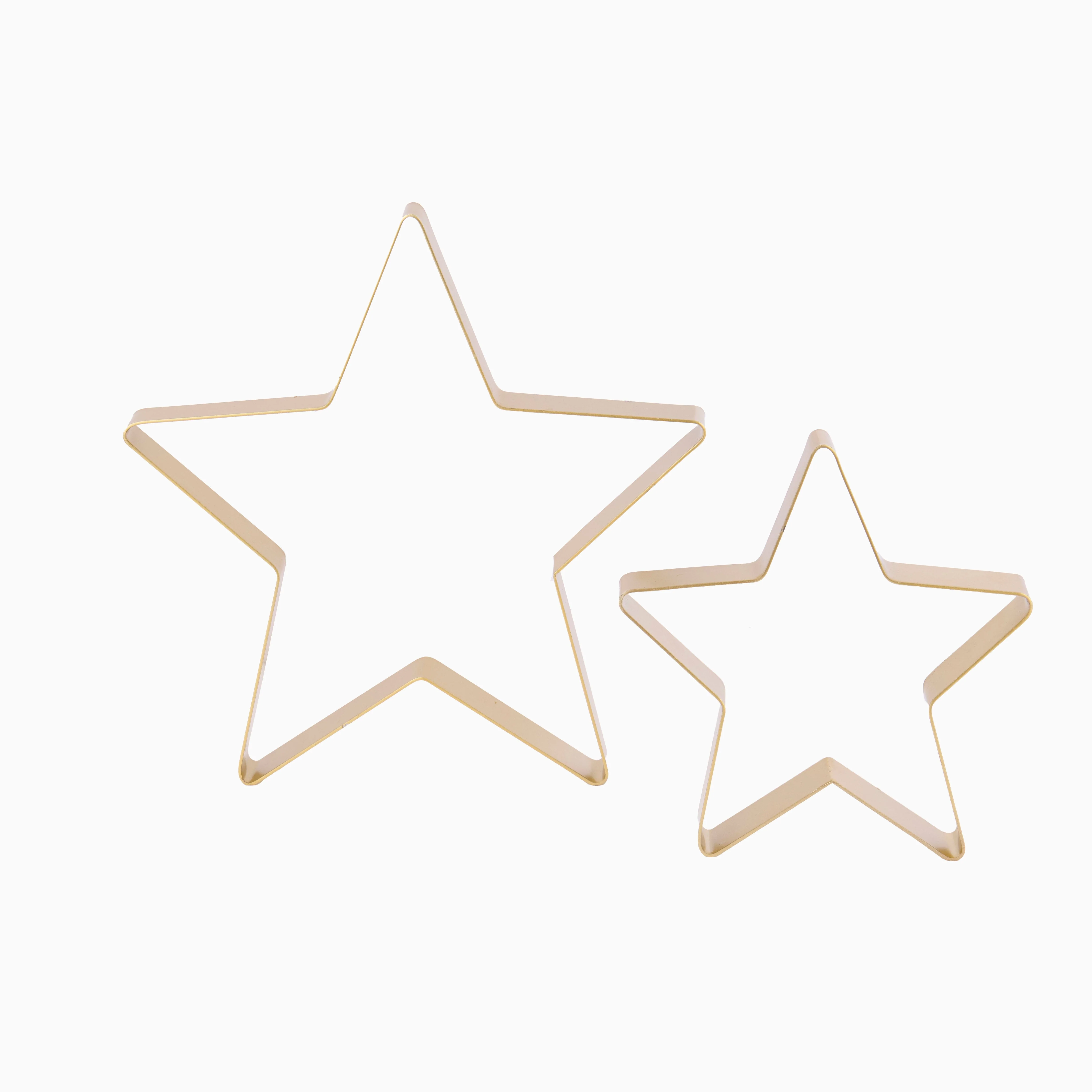 Falun Metal Standing Star Ornament - Set of 2 - Gold - Image 8