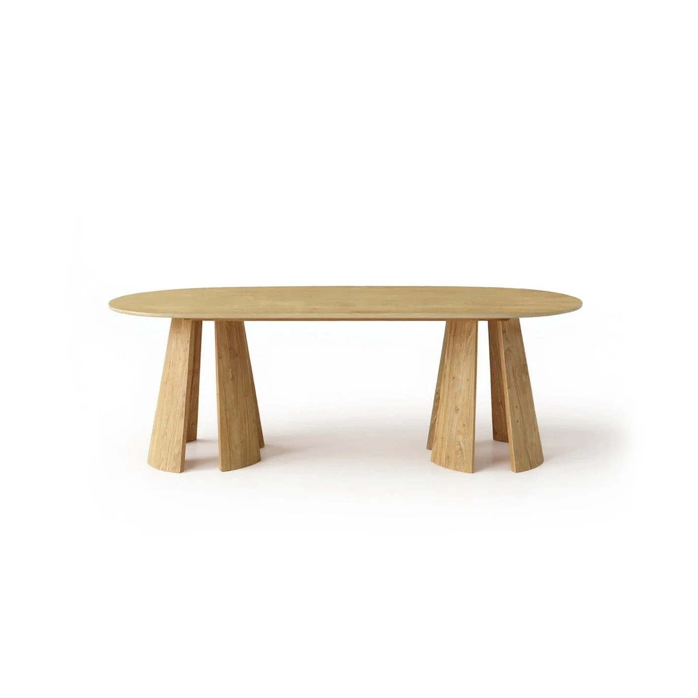 Farren Whitewash Oval Dining Table Set - 6 Seater - Tilly Natural String Dining Chairs - Whitewash Oak Legs - Image 14