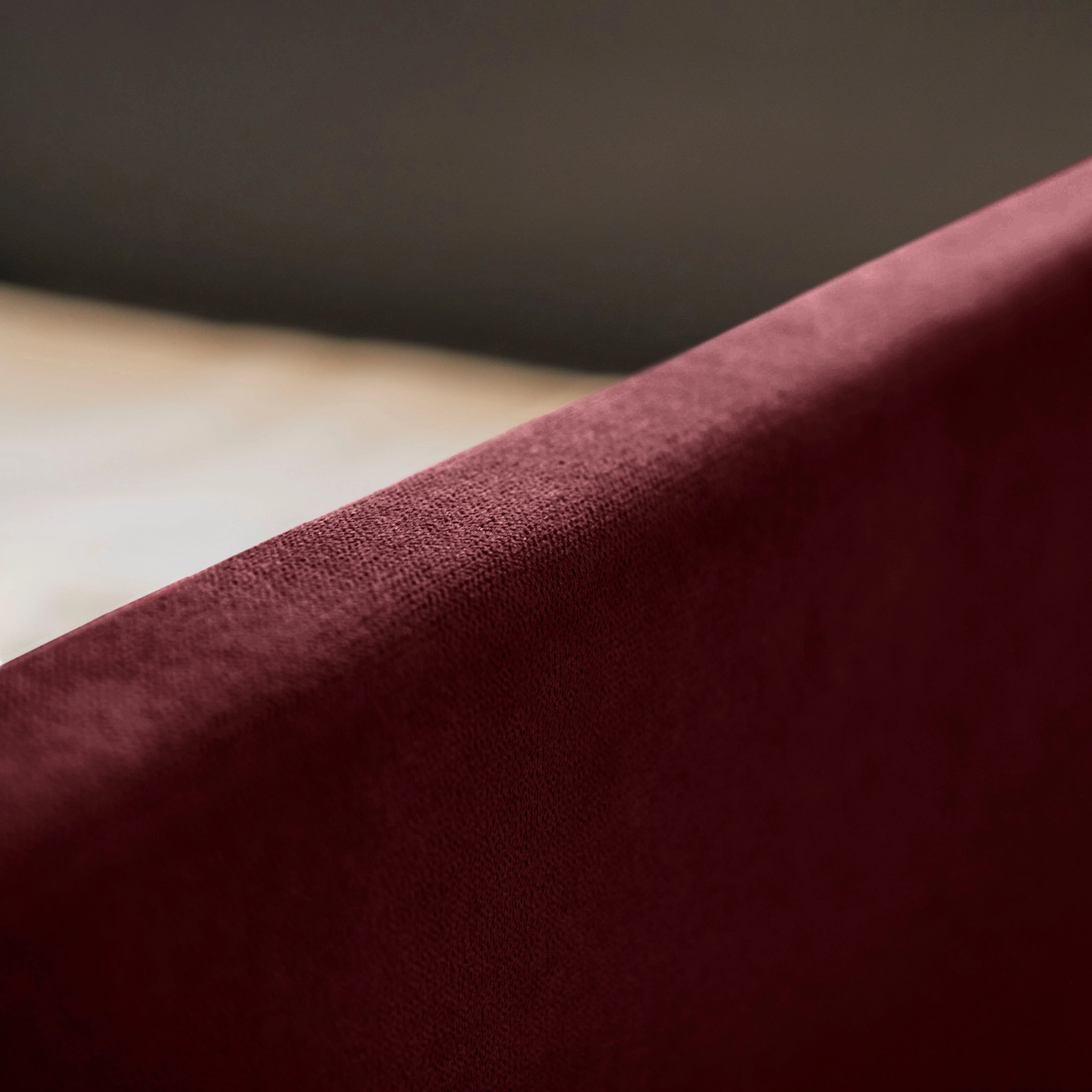 Finola Double Ottoman Bed - Burgundy Red - Image 7