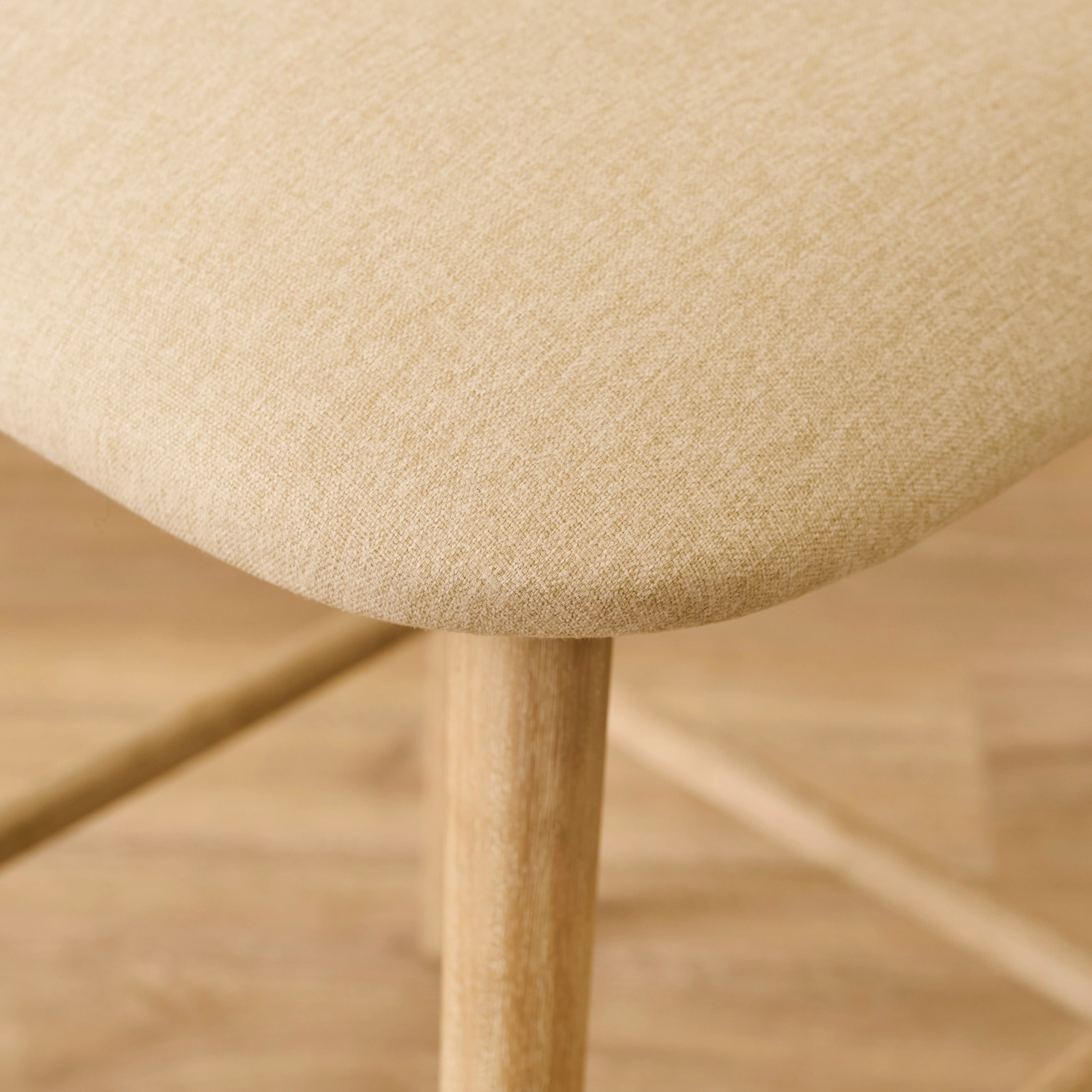 Freya Sand Bar Stool - Whitewash Legs - Image 5