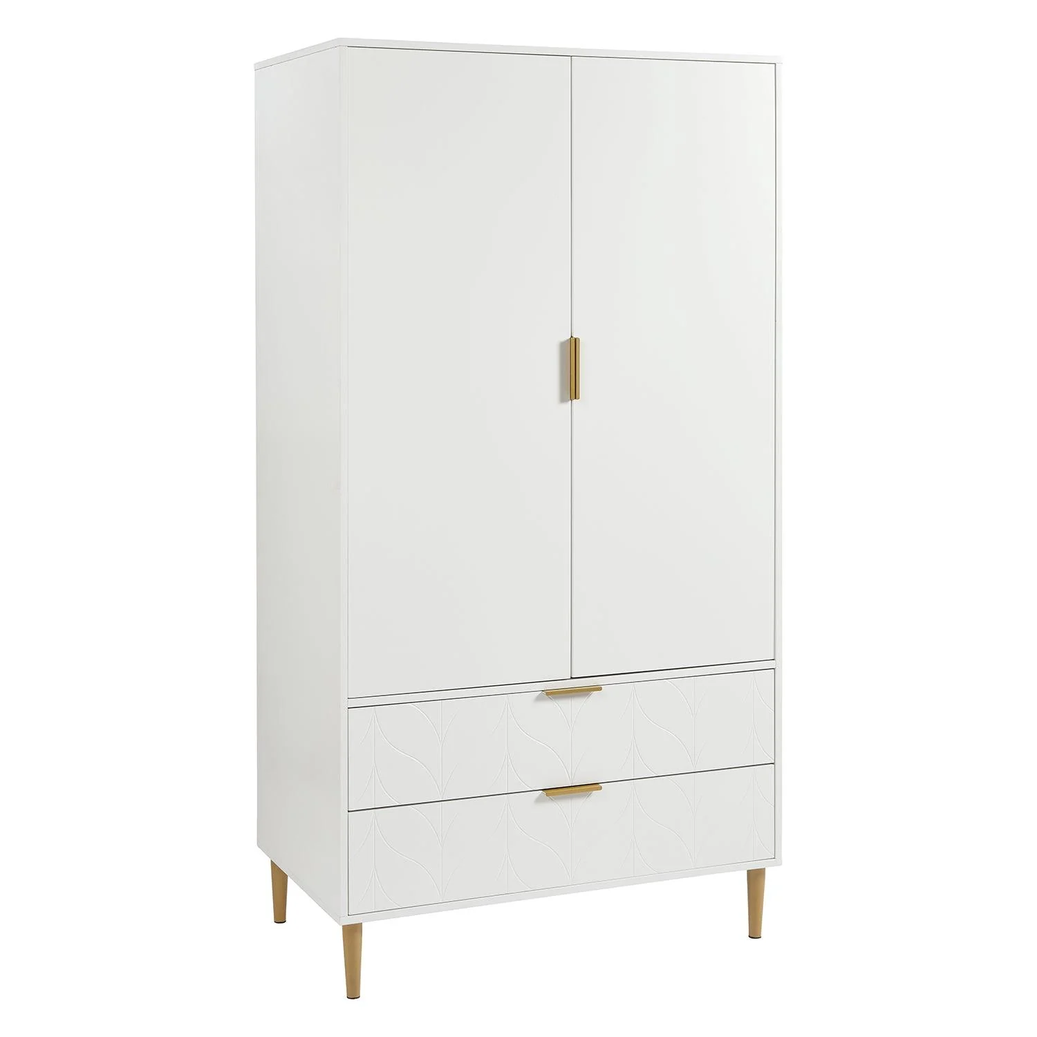 Gloria Double Wardrobe - White - Image 6