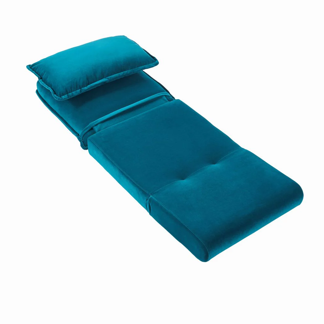 Harlow Single Sofa Bed - Soft Teal - Image 10