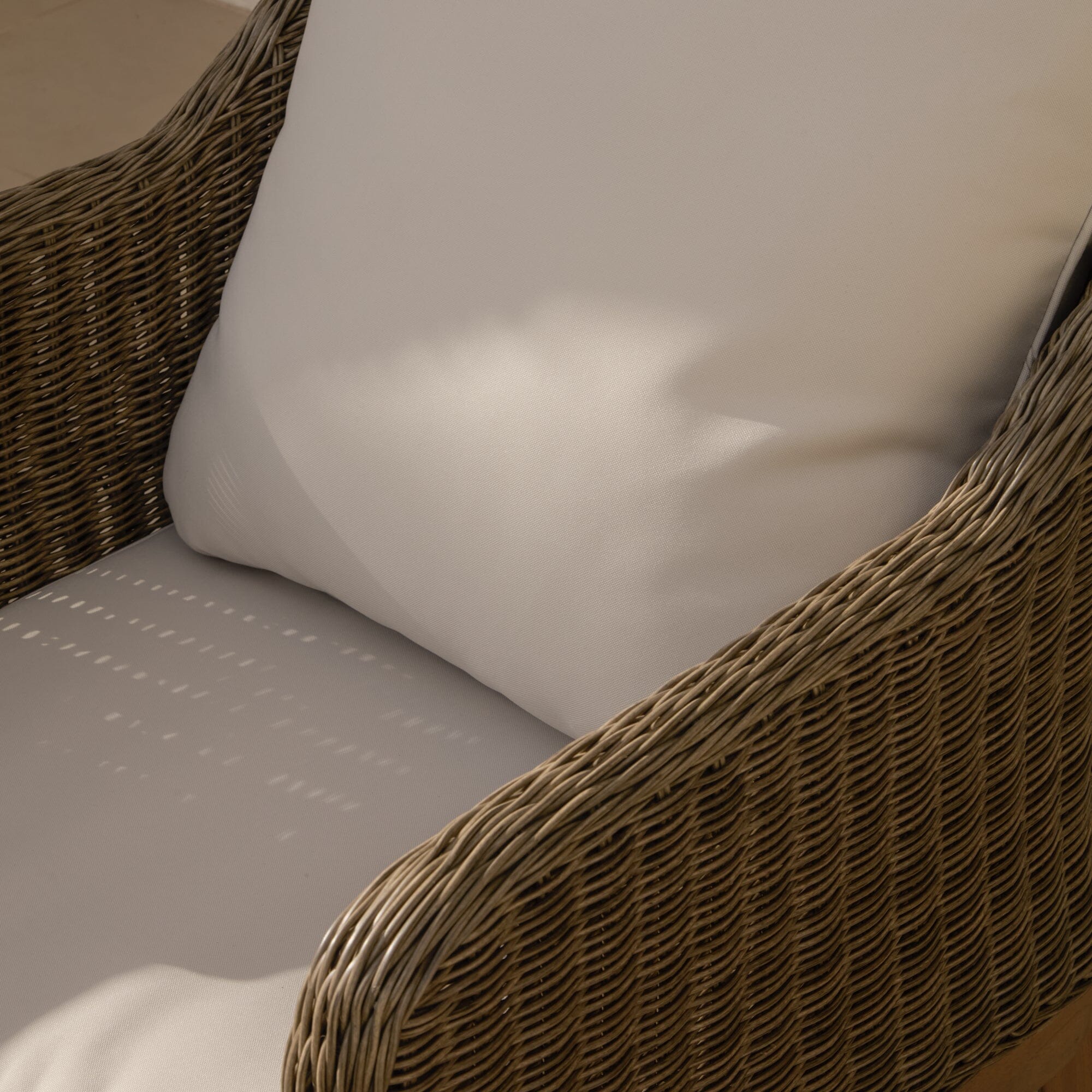 Harlyn Tawny Rattan Garden Armchairs - Set of 2 - Image 3