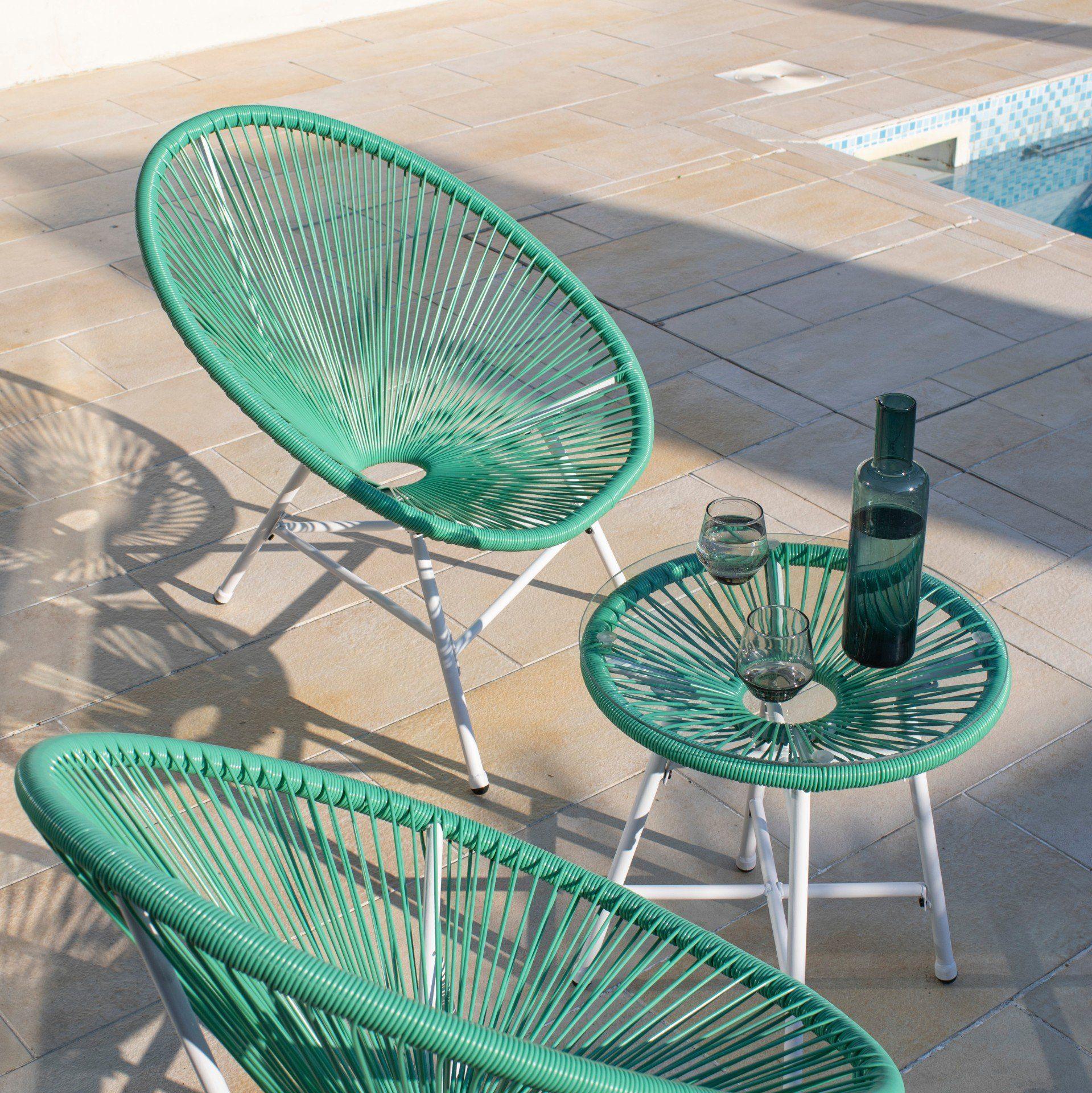 Outlet - Hebe String Bistro Set Mint - Image 2