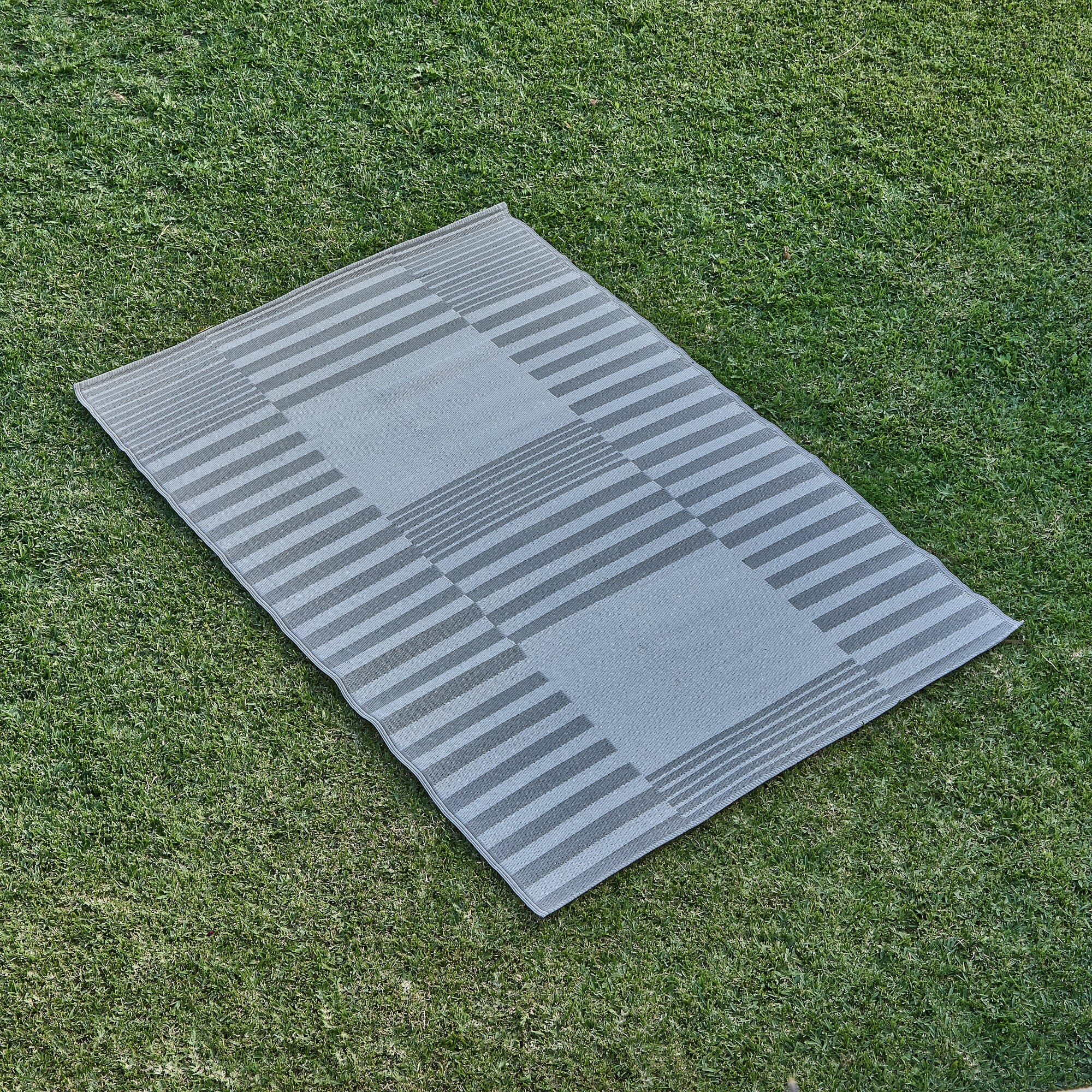 Hemsby 200x290cm Outdoor Rug - Taupe - Image 7