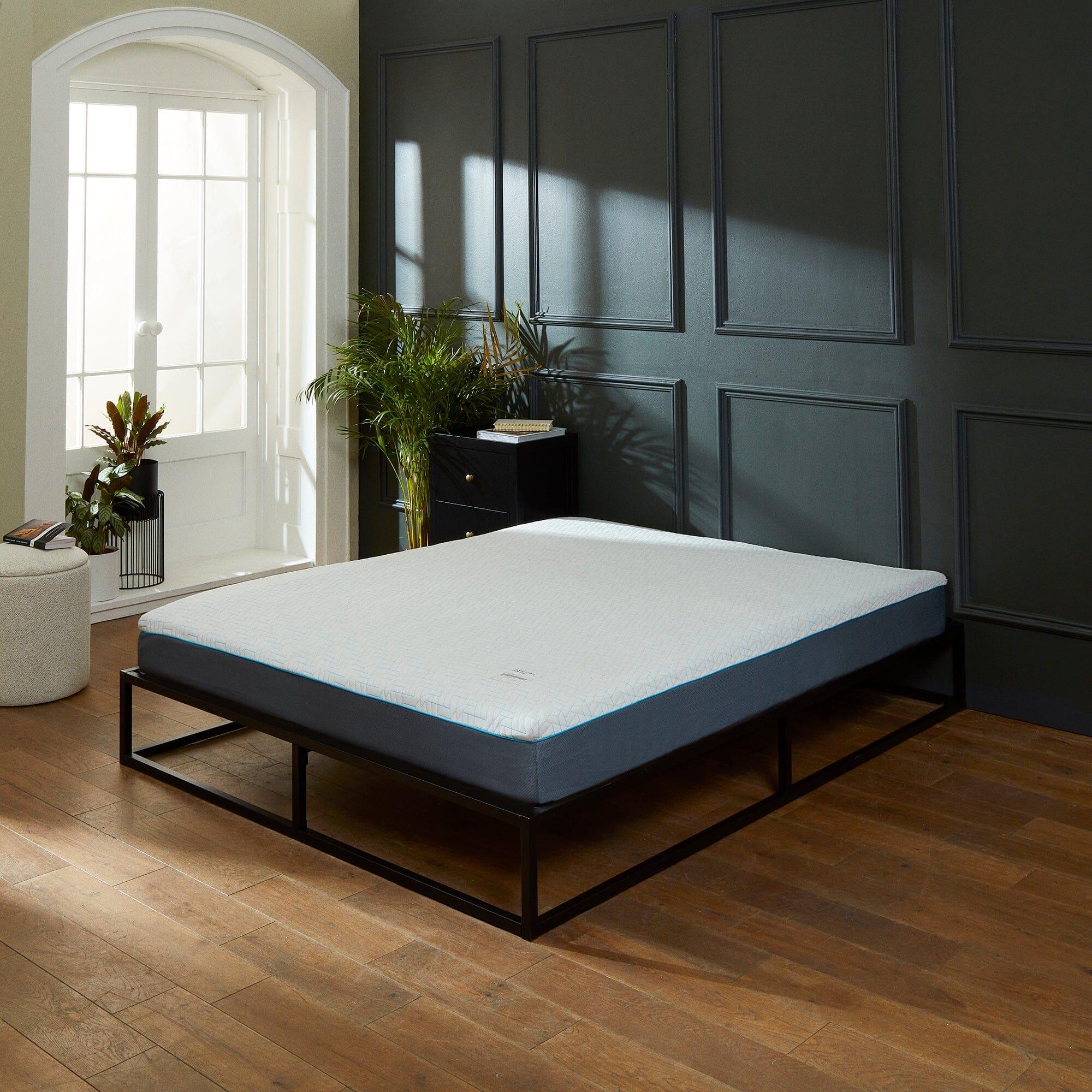 Indy Double Platform Bed - Black Metal - Image 3