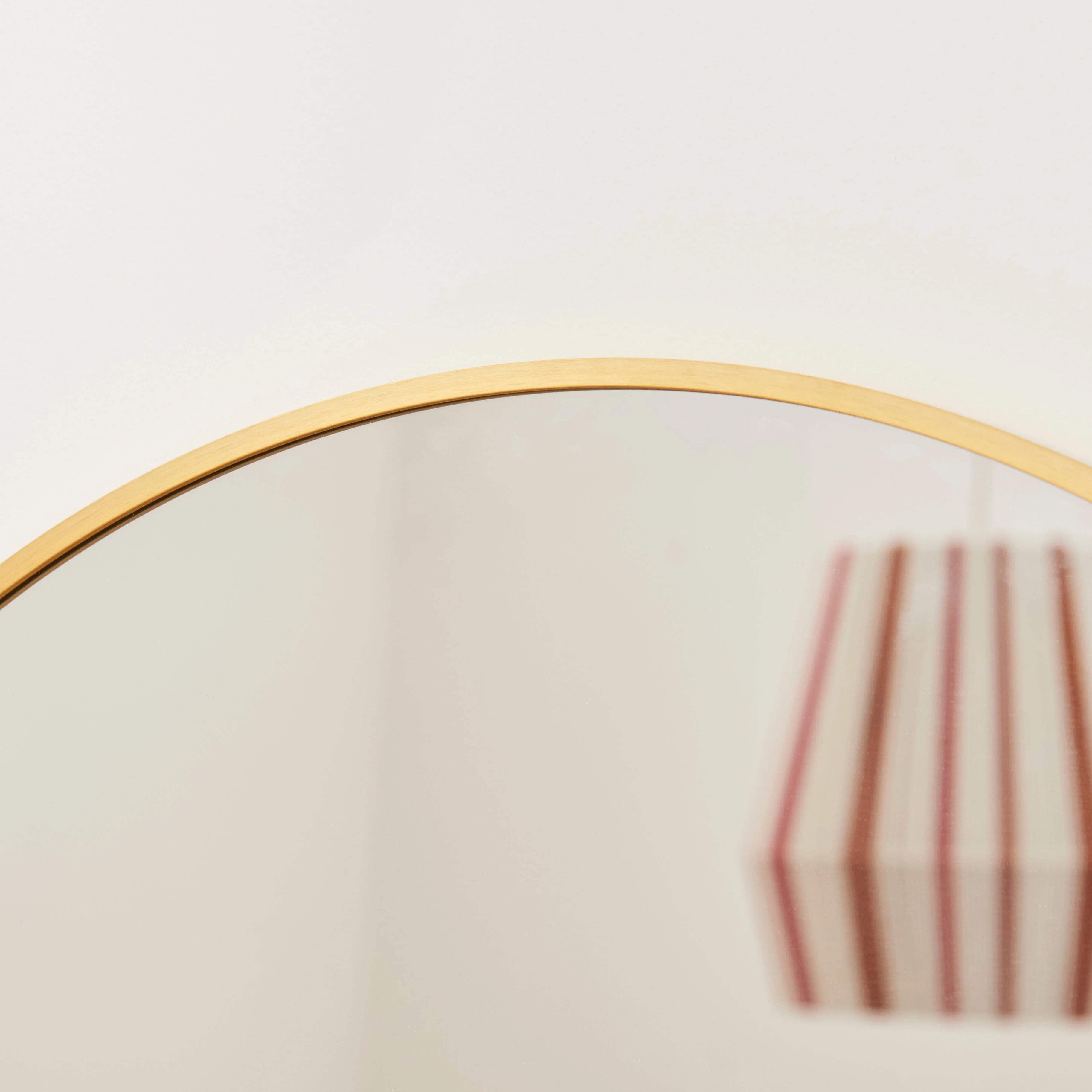 Ingham 70x70cm Metal Arch Mirror - Gold - Image 6
