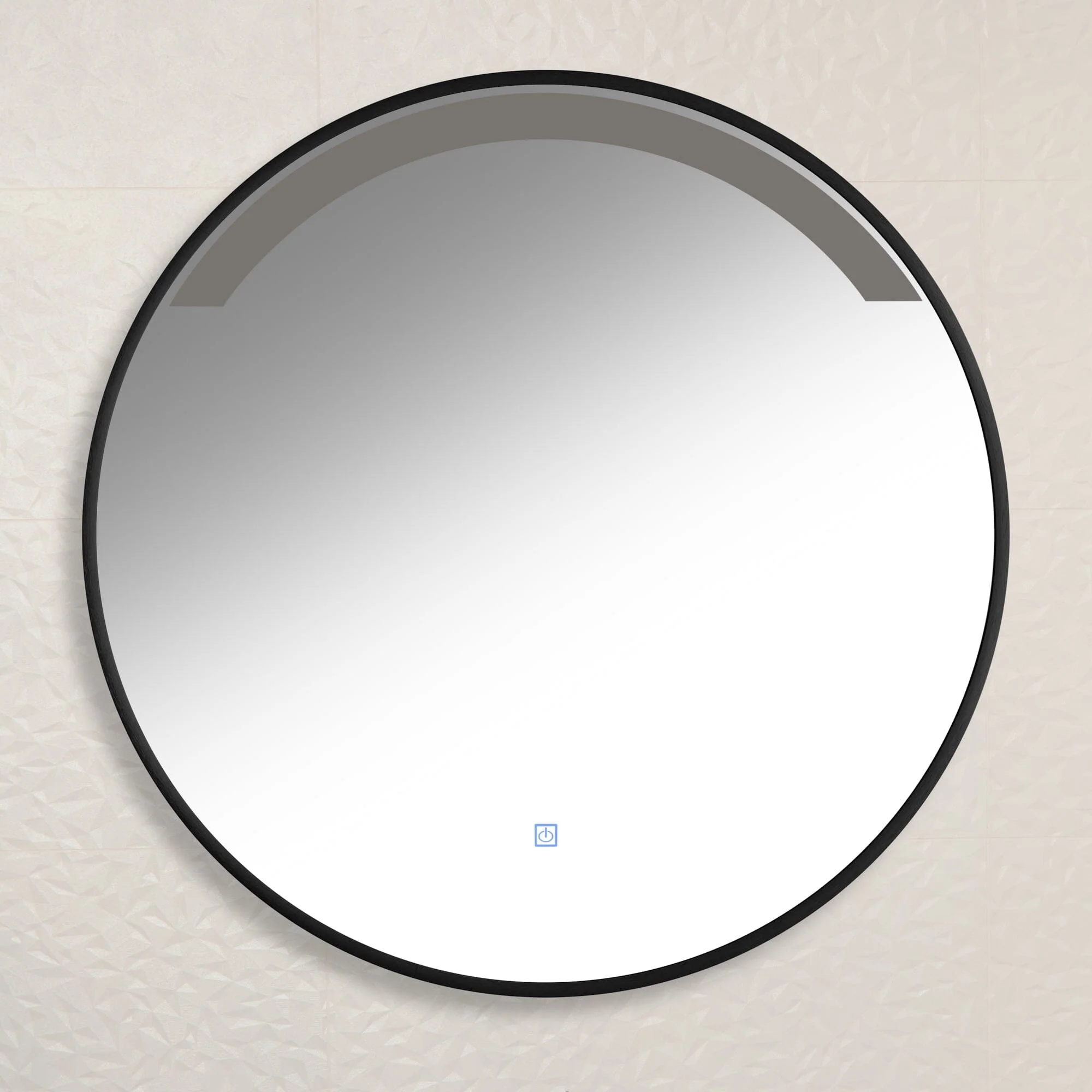 Kimbridge Black Bathroom Mirror - with LED Lights - Image 8