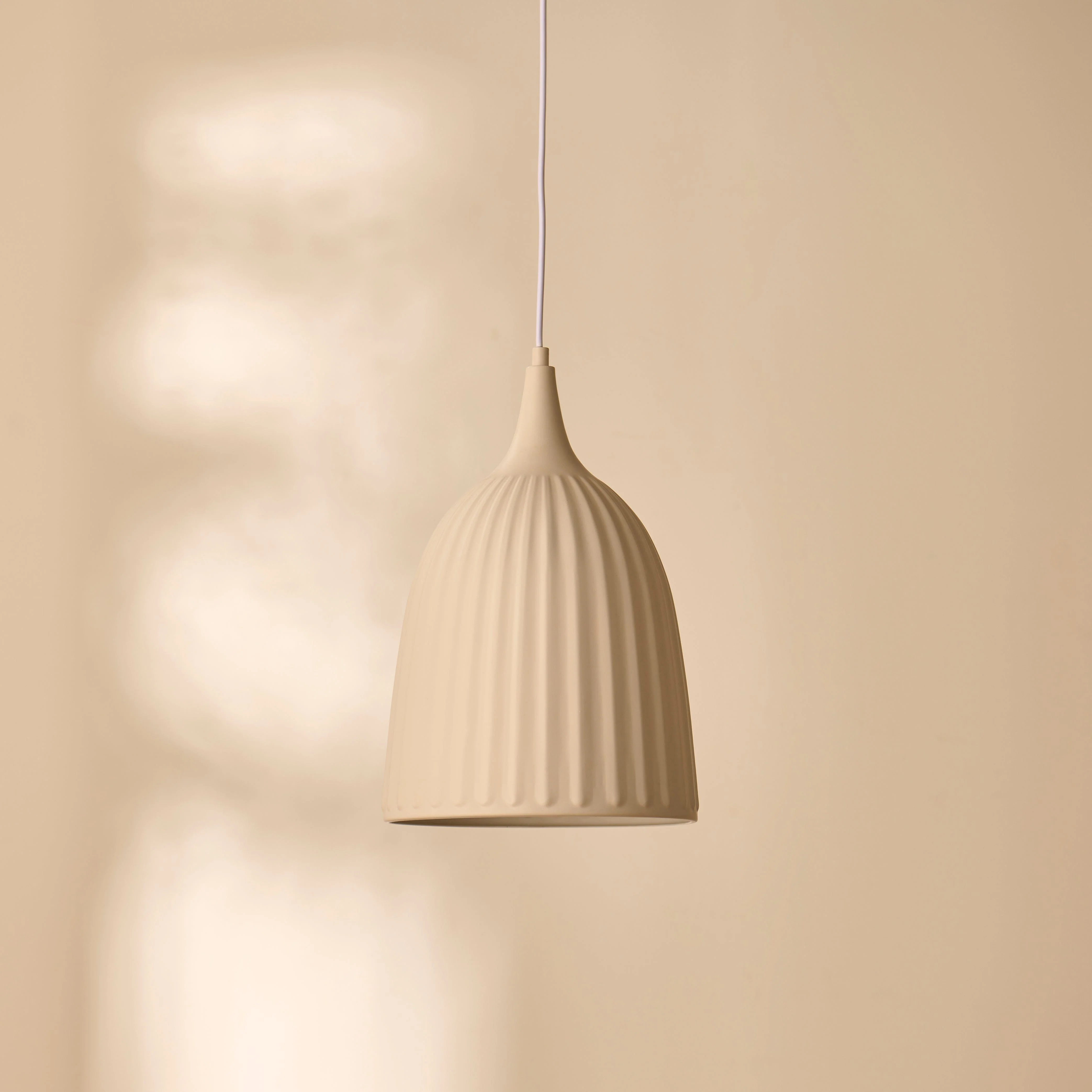 Lambeth 38.5cm Pendant Light - Off White - Image 2