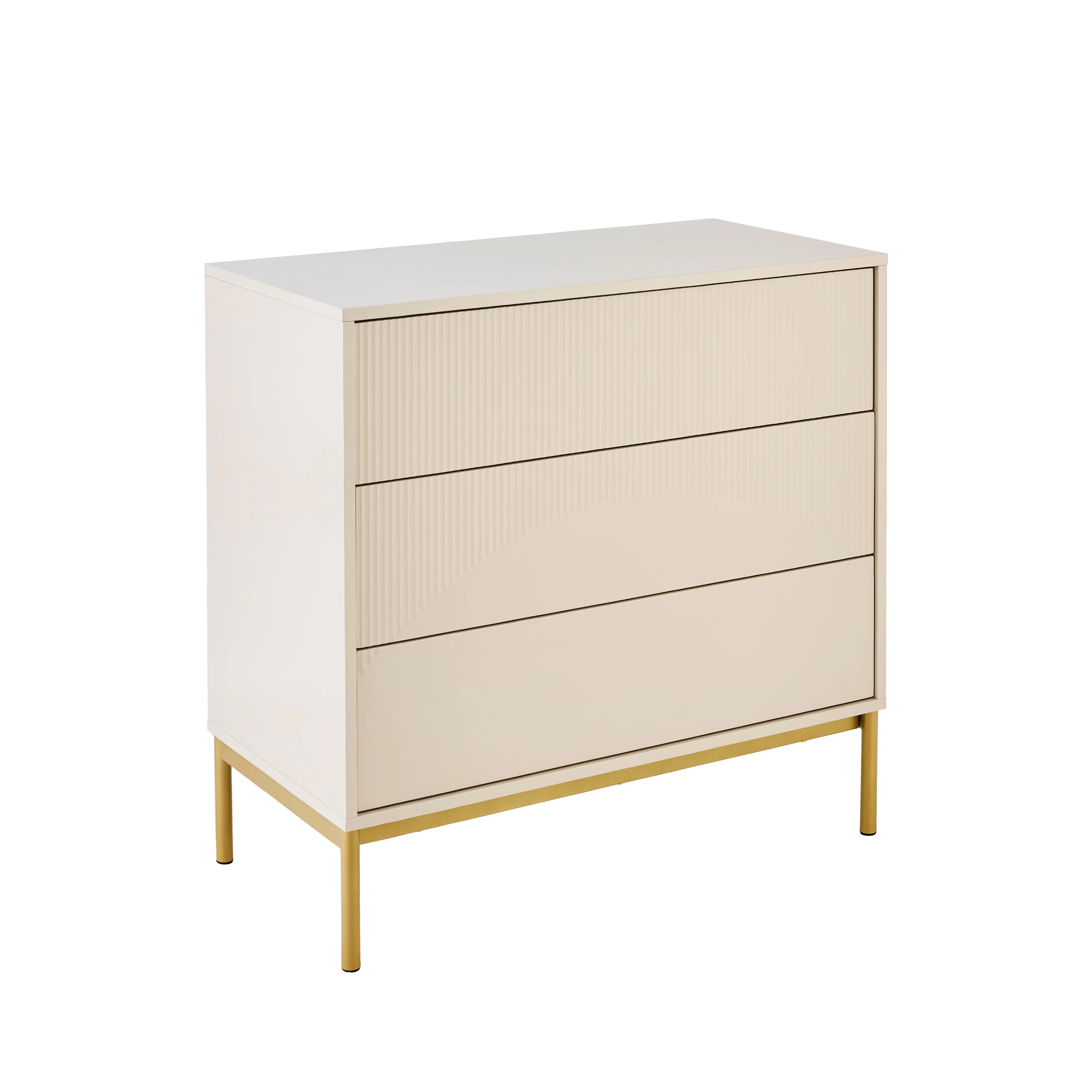 Luella 80cm 3 Drawer Chest of Drawers - Driftwood - Image 6